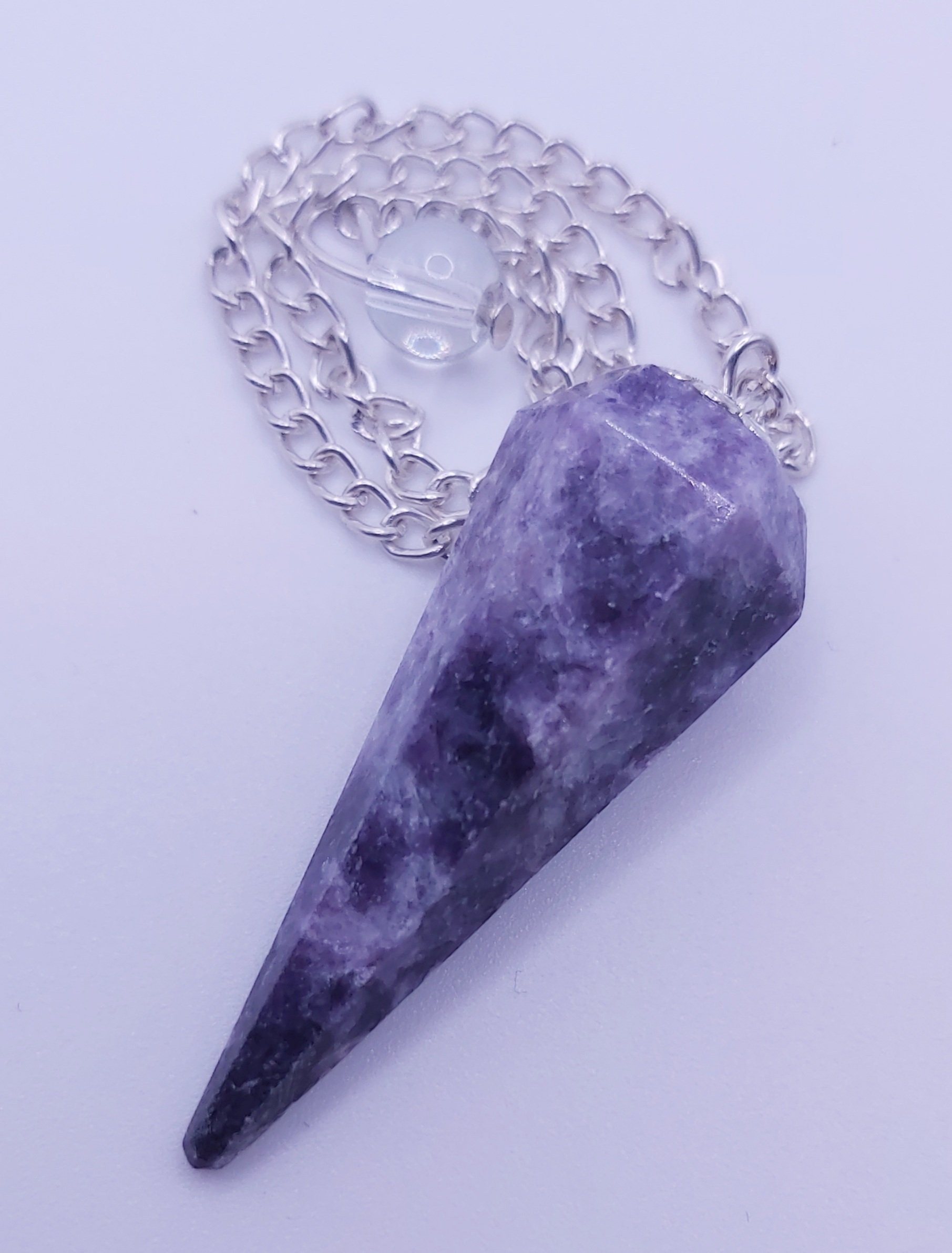 Lepidolite Pendulum