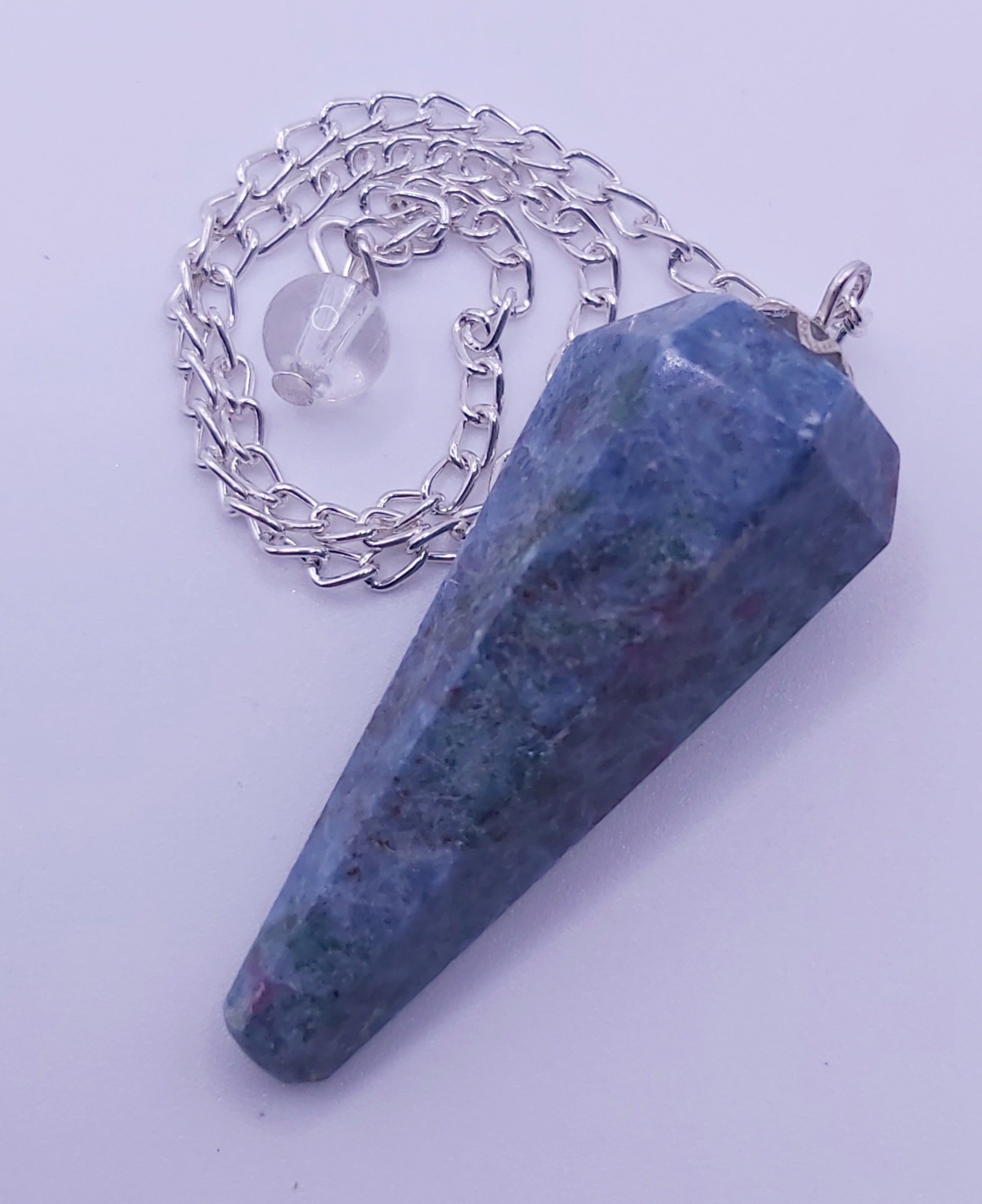 Ruby Zoisite Pendulum