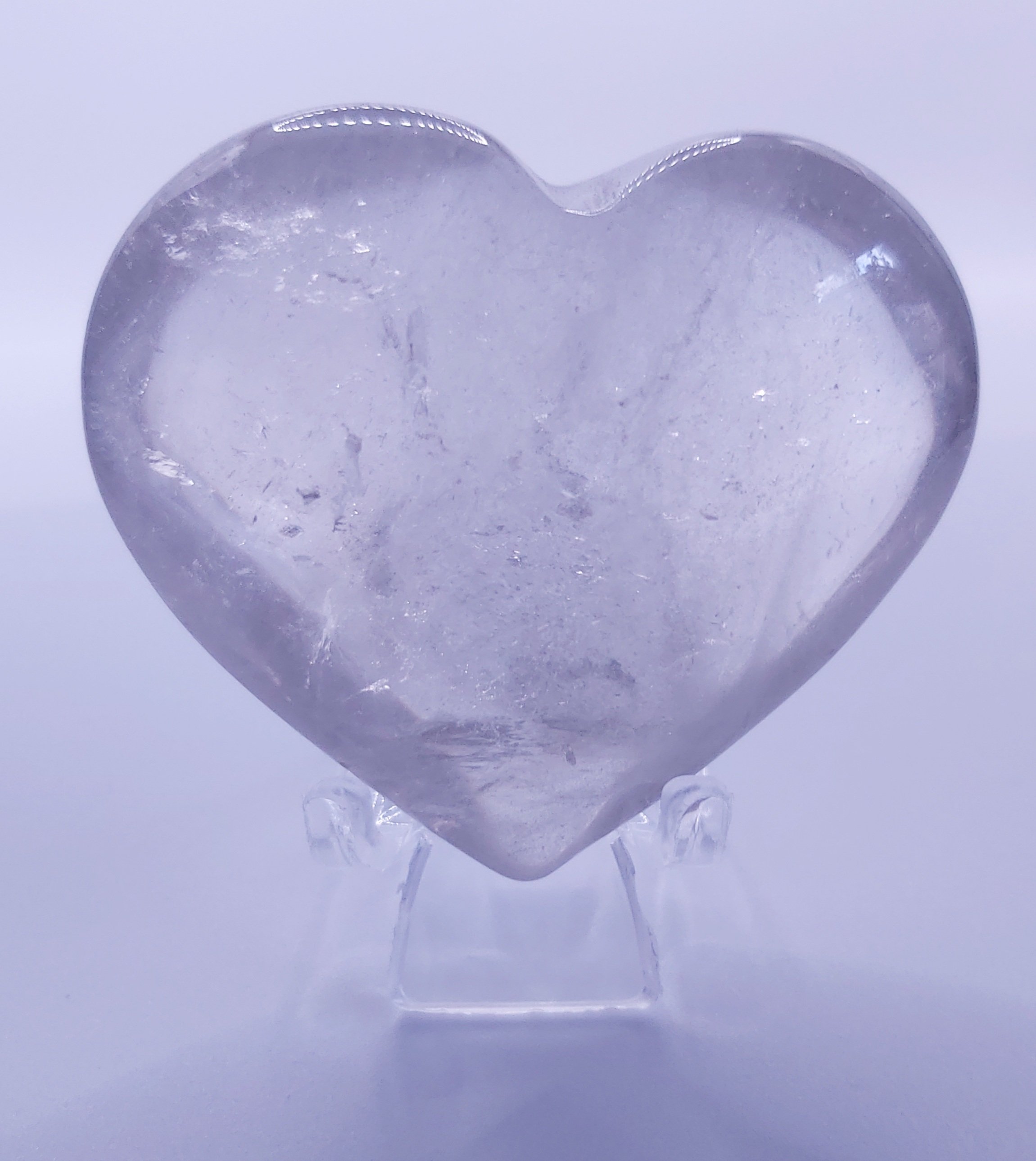 Clear Quartz Heart