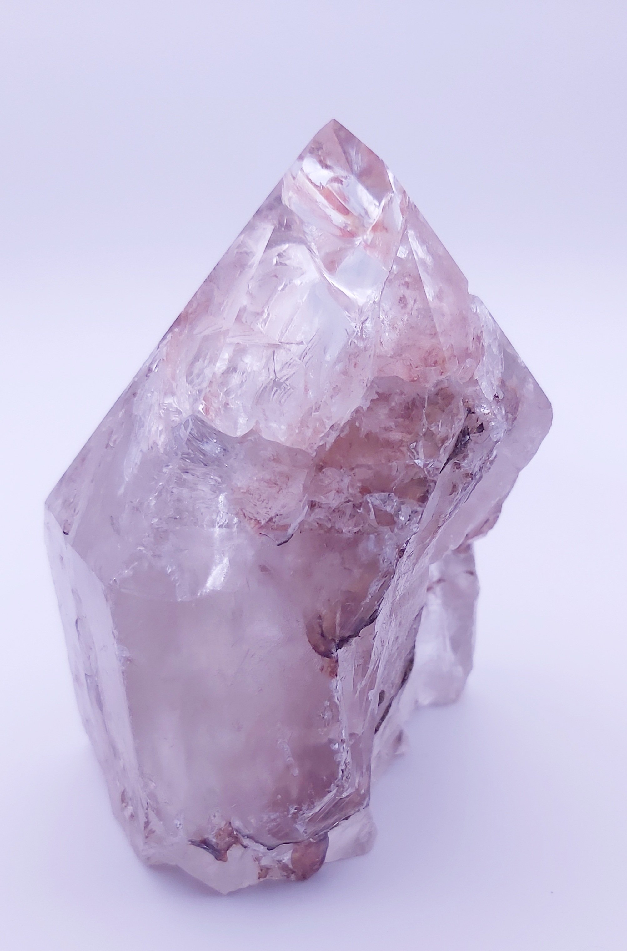 Quartz with Hematite, Cut Base