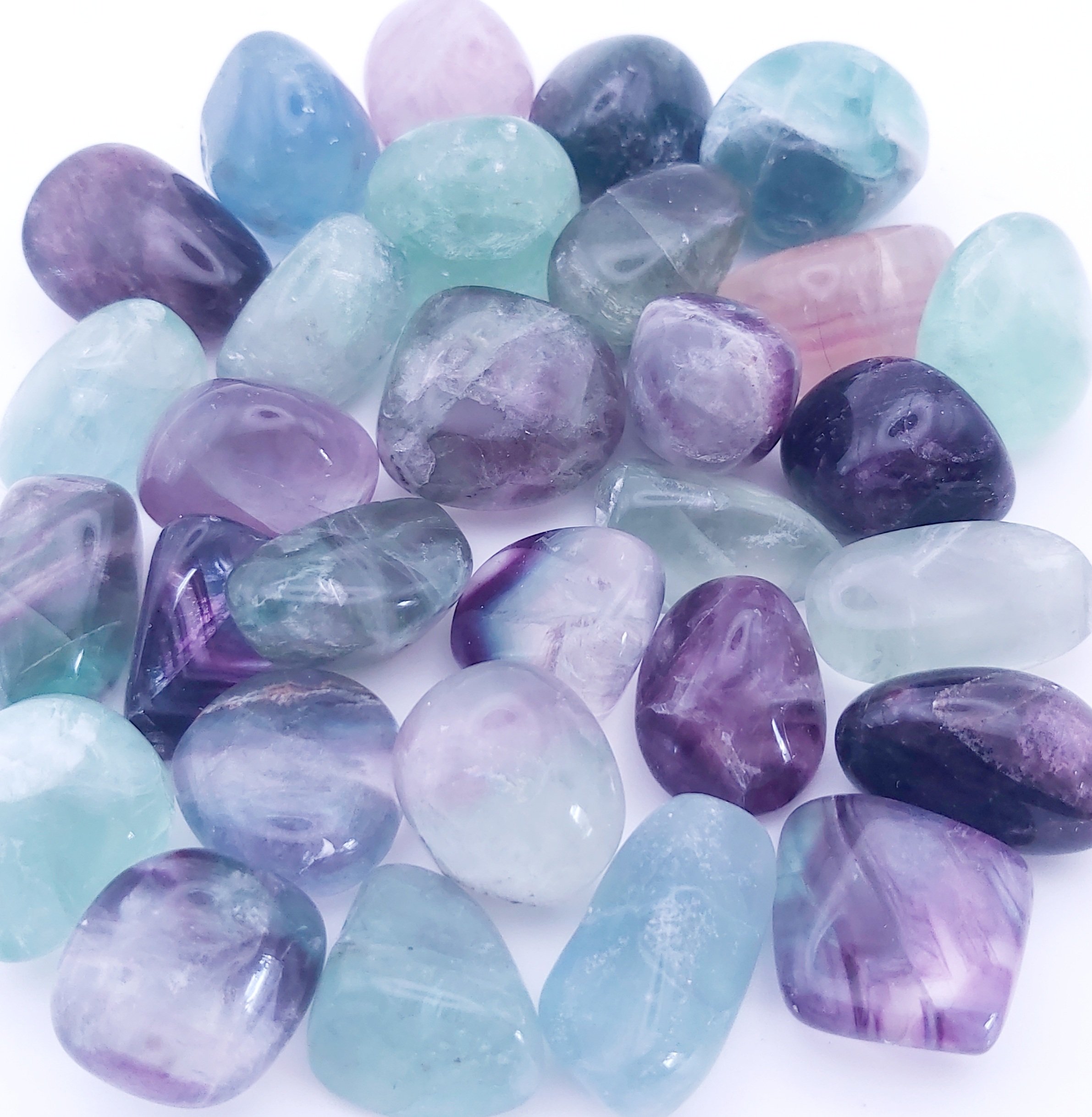 Fluorite, Tumbled