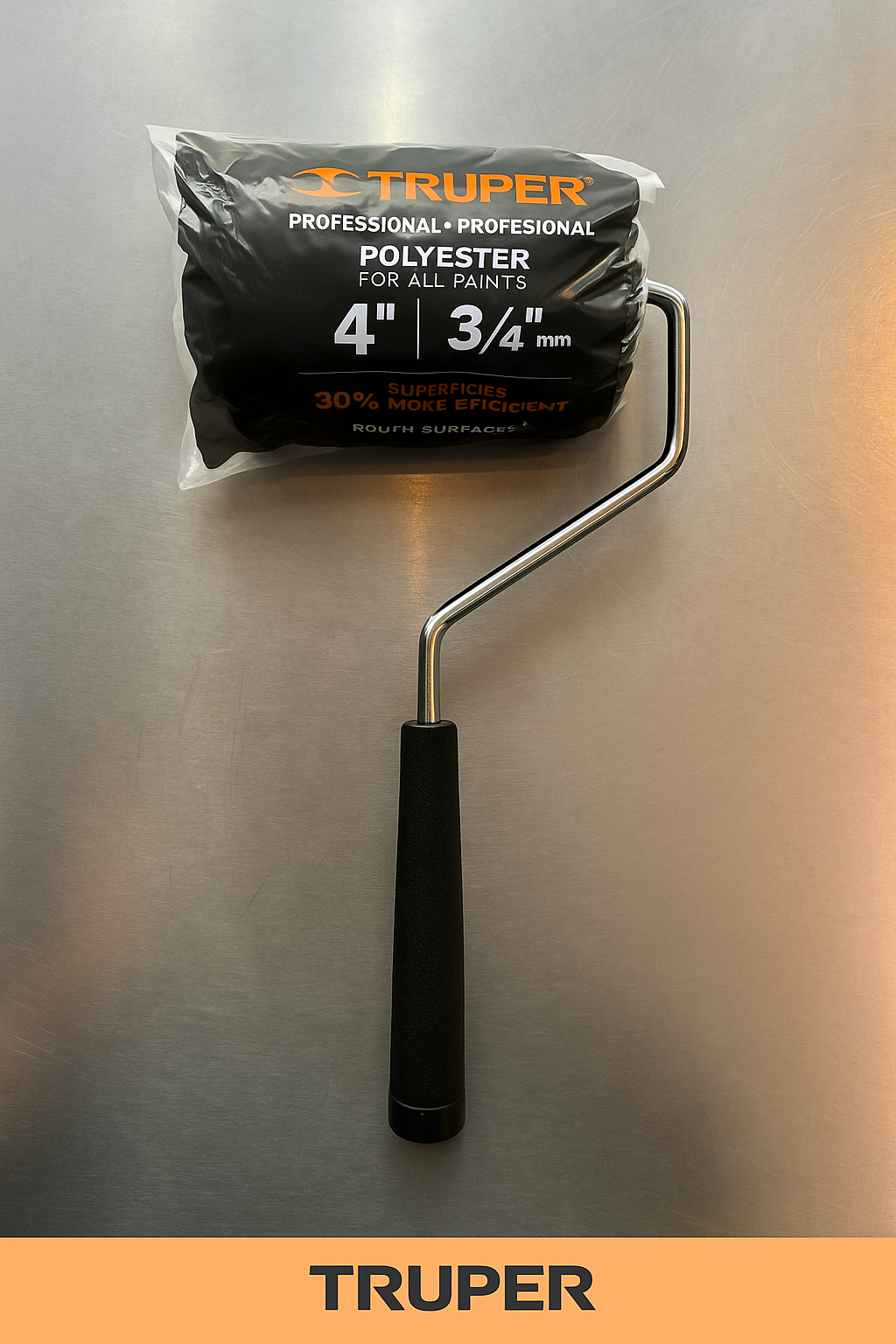 🎨 Rodillo Profesional Truper 4" | Superficies Rugosas 🛠️