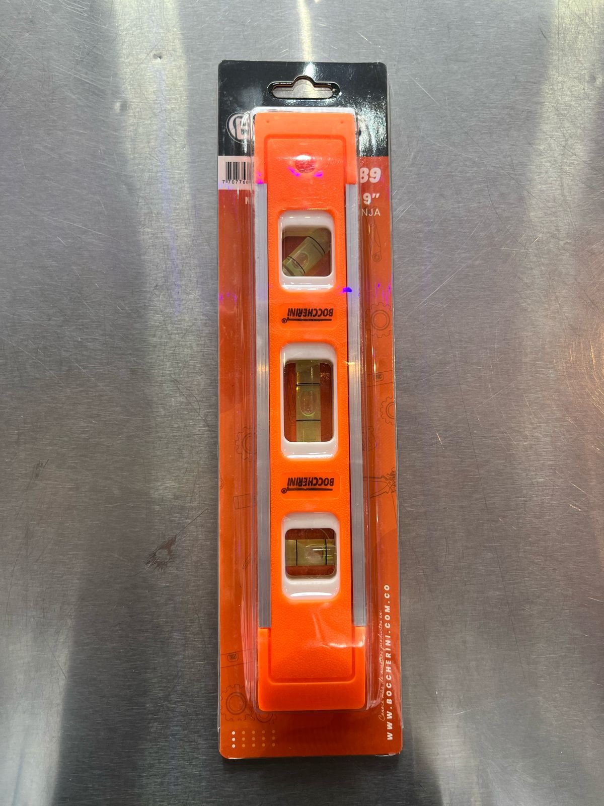 📏 Nivel Burbuja Boccherini 9” – Precisión Compacta para Todo Tipo de Trabajo