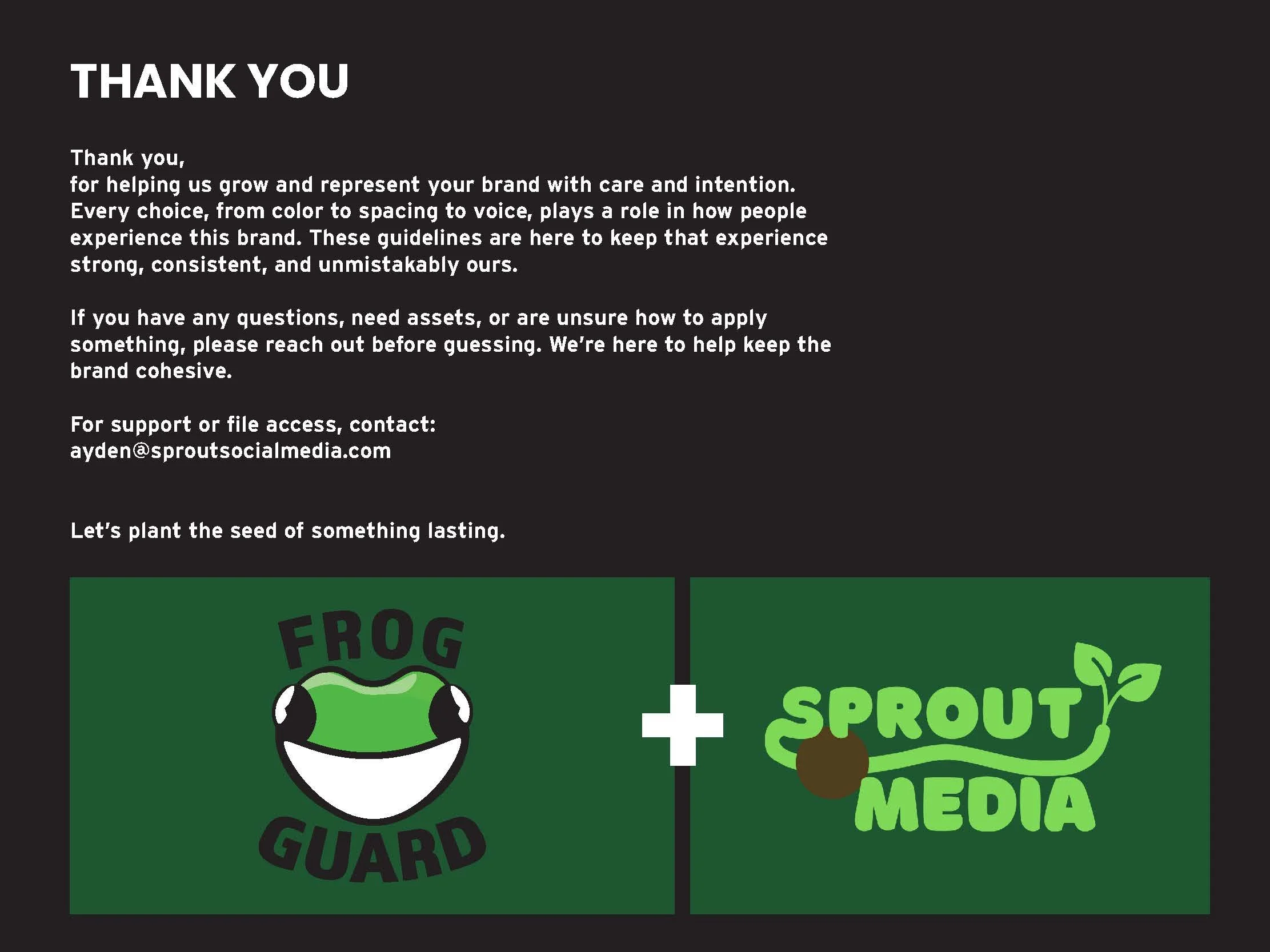 Brand Kit - Thank You