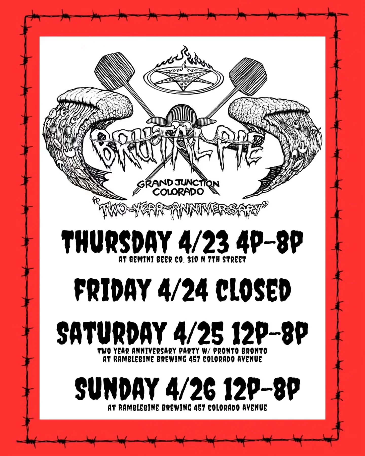 This week looks a little different than normal, as we are going to party with our Homies on Saturday! Thursday is the only day this week to catch us @geminibeer at the historic Lowell school, we will be TAKING FRIDAY OFF to gear up super heavy for an
