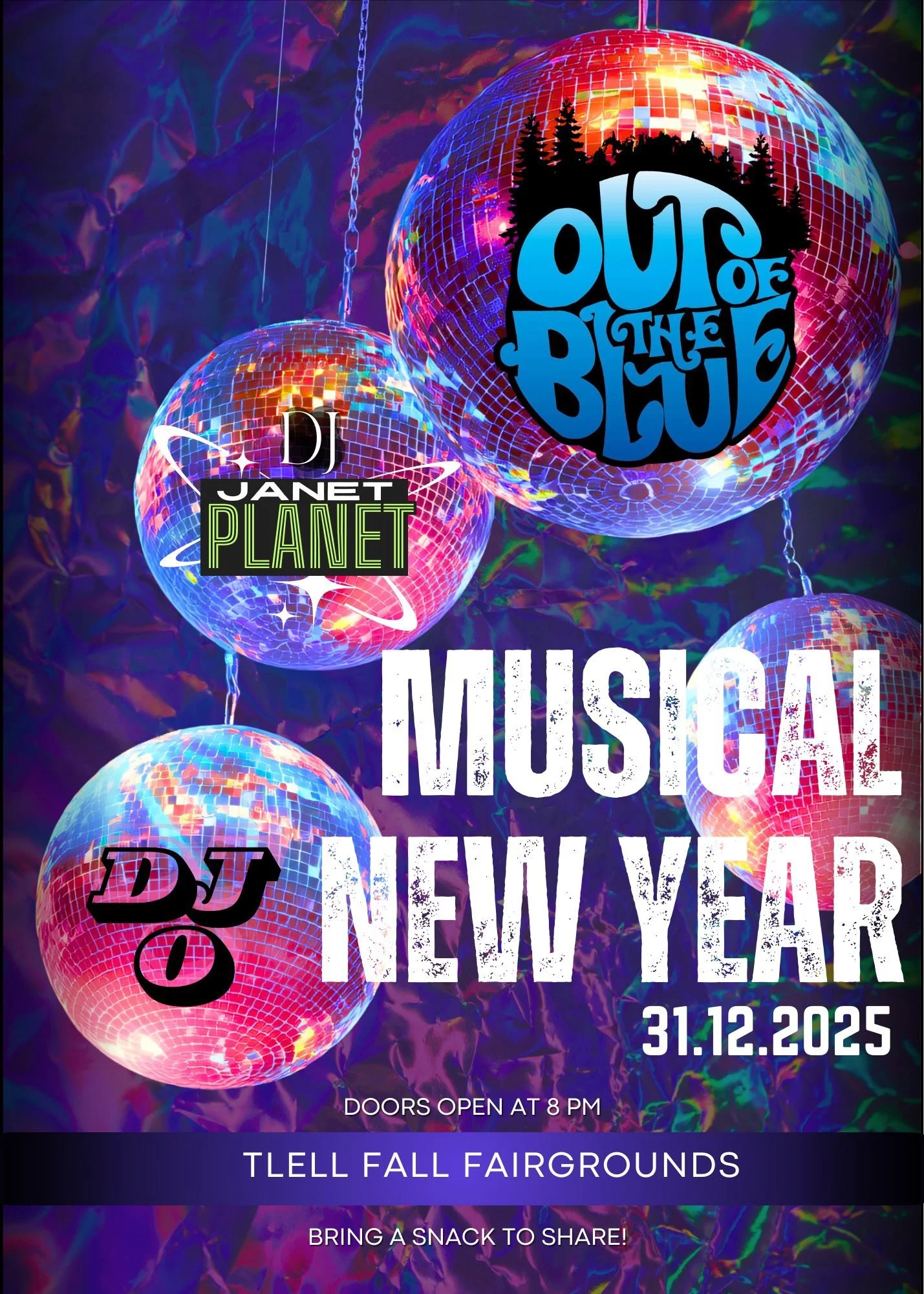 Icy roads tonight! So remember there&rsquo;s TWO chances to dance with me! 

Be safe everyone and have a happy new years!