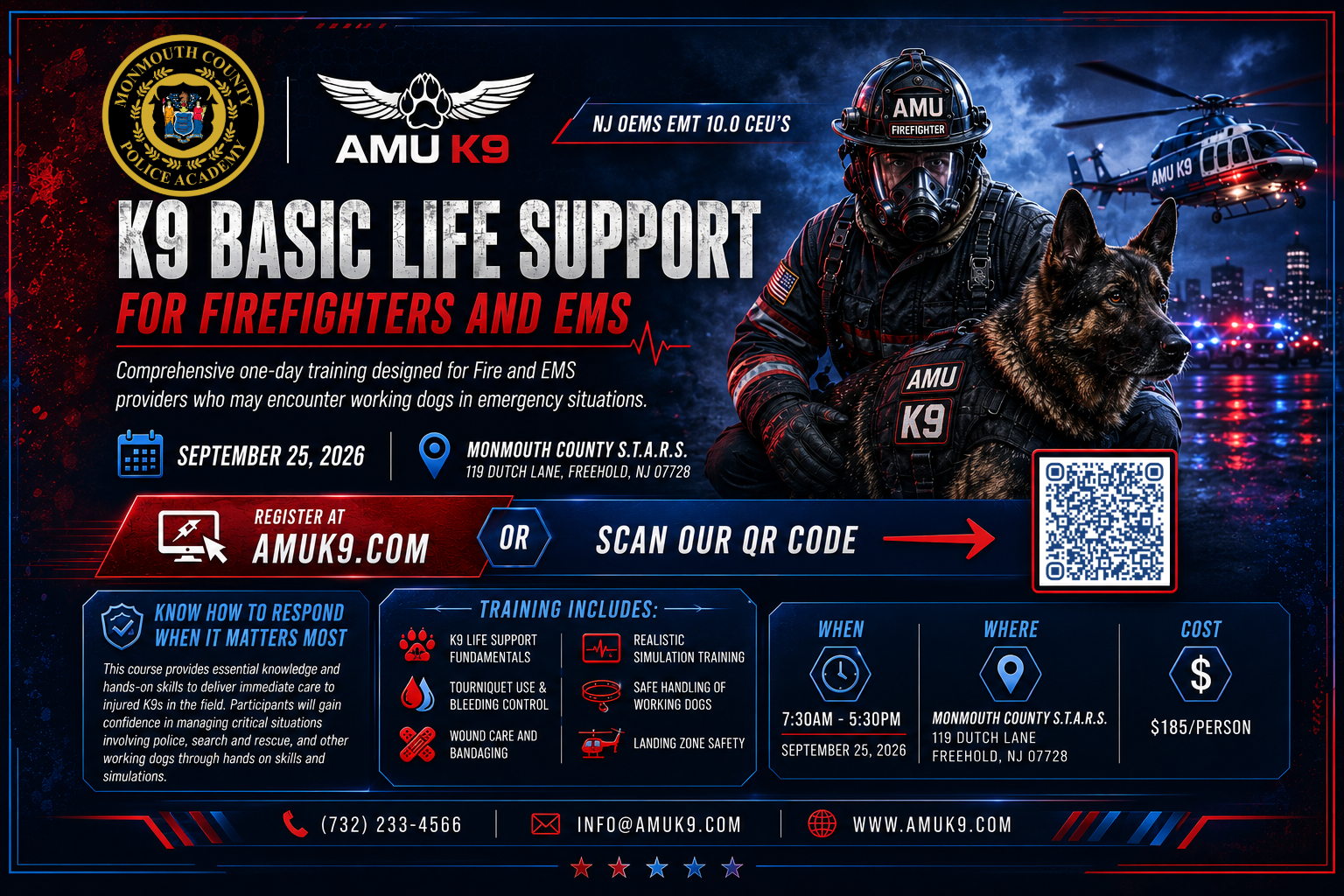 AMU K9: Basic Life Support for Fire and EMS