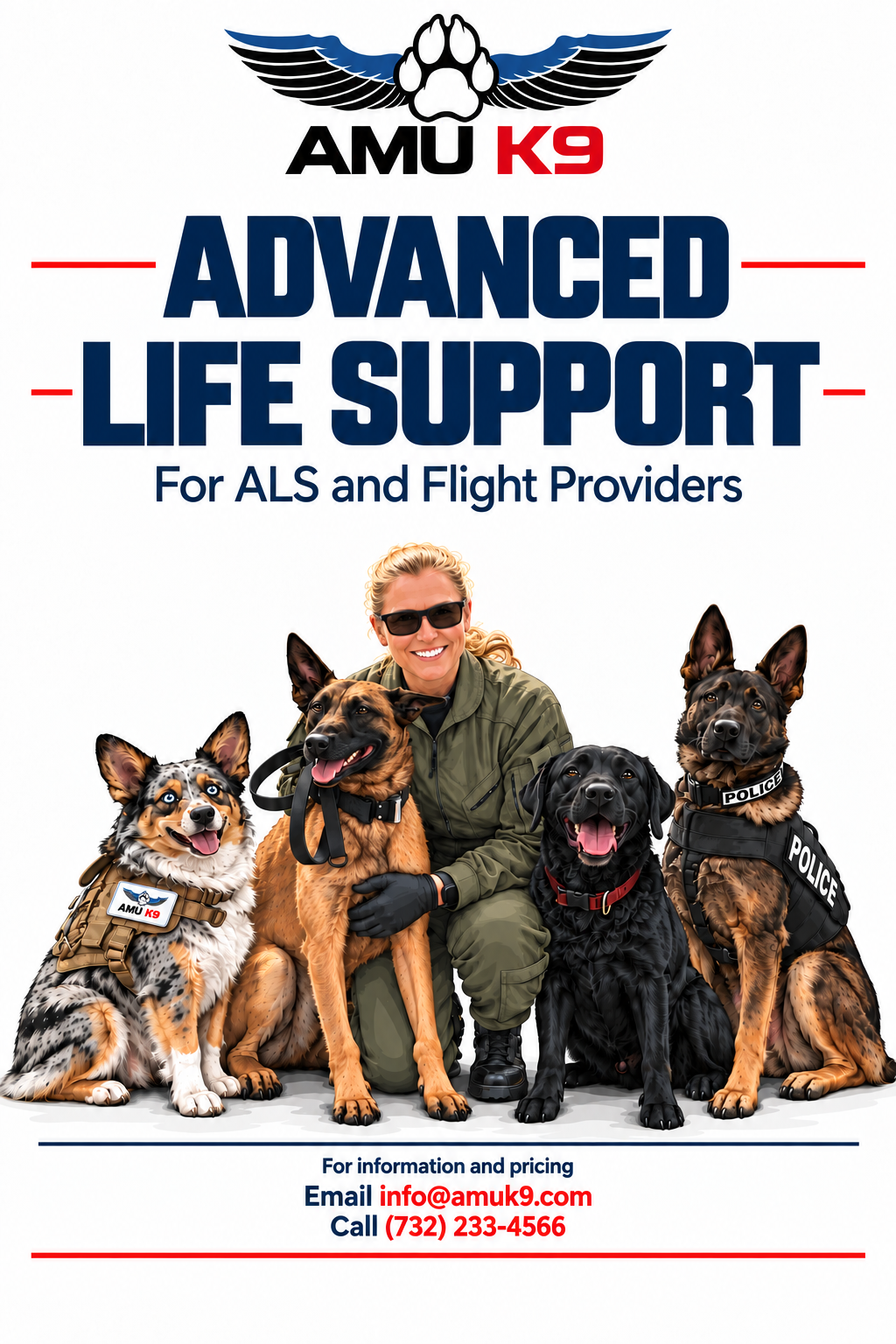 AMU K9: Advanced Life Support for ALS and Flight Providers