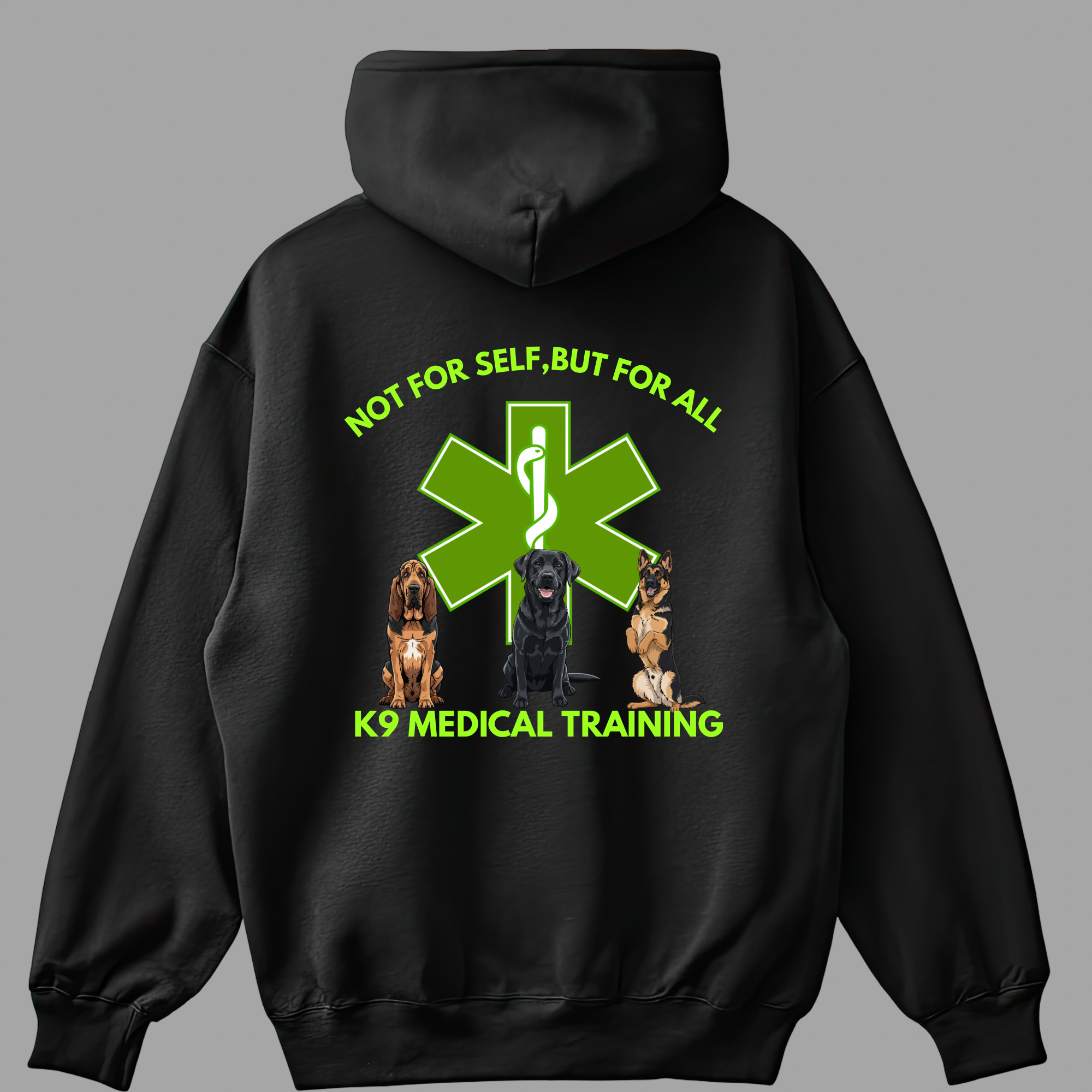 "For All" HOODIE 50-50 Blend (Small - 4XL)