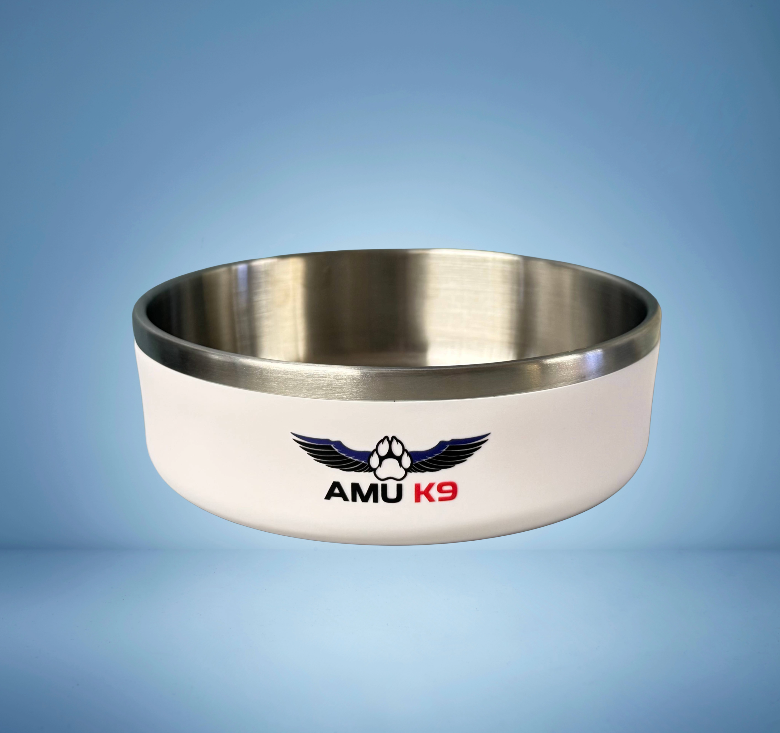 AMU K9 Stainless Steel Dog Bowl: 40 ounce