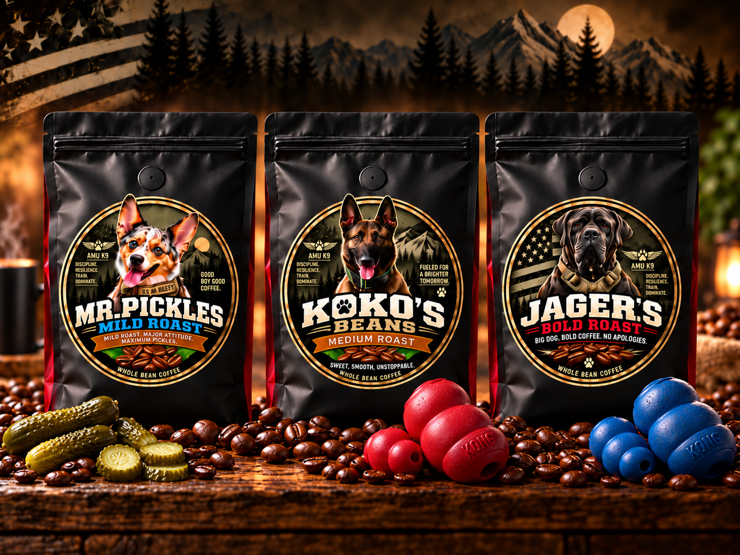 The AMU K9 Coffee Collection