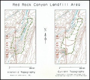 Landfill at Red Rock Canyon Open Space in Colorado Springs