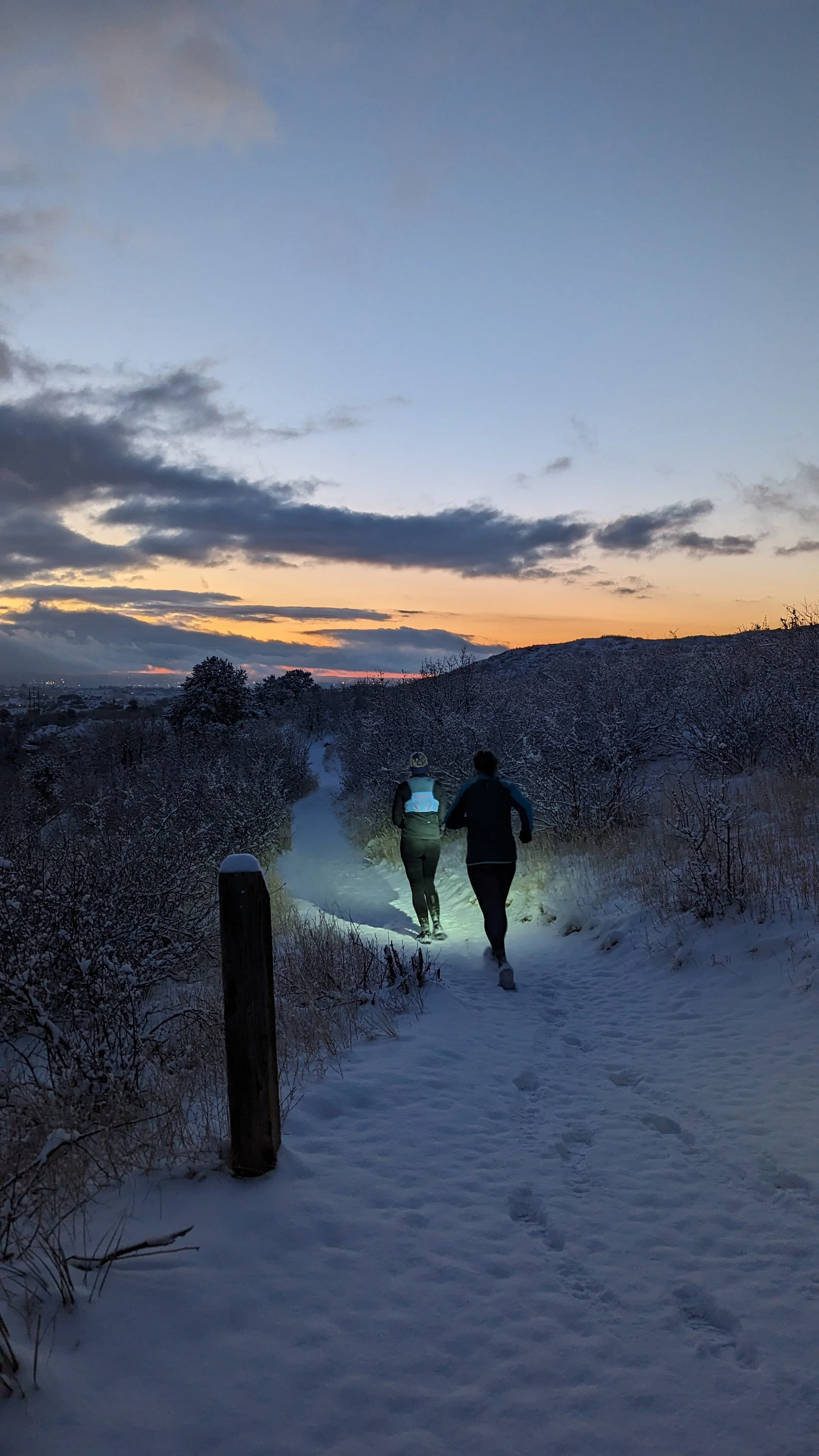 Running at Red Rock Canyon Open Space in Colorado Springs
