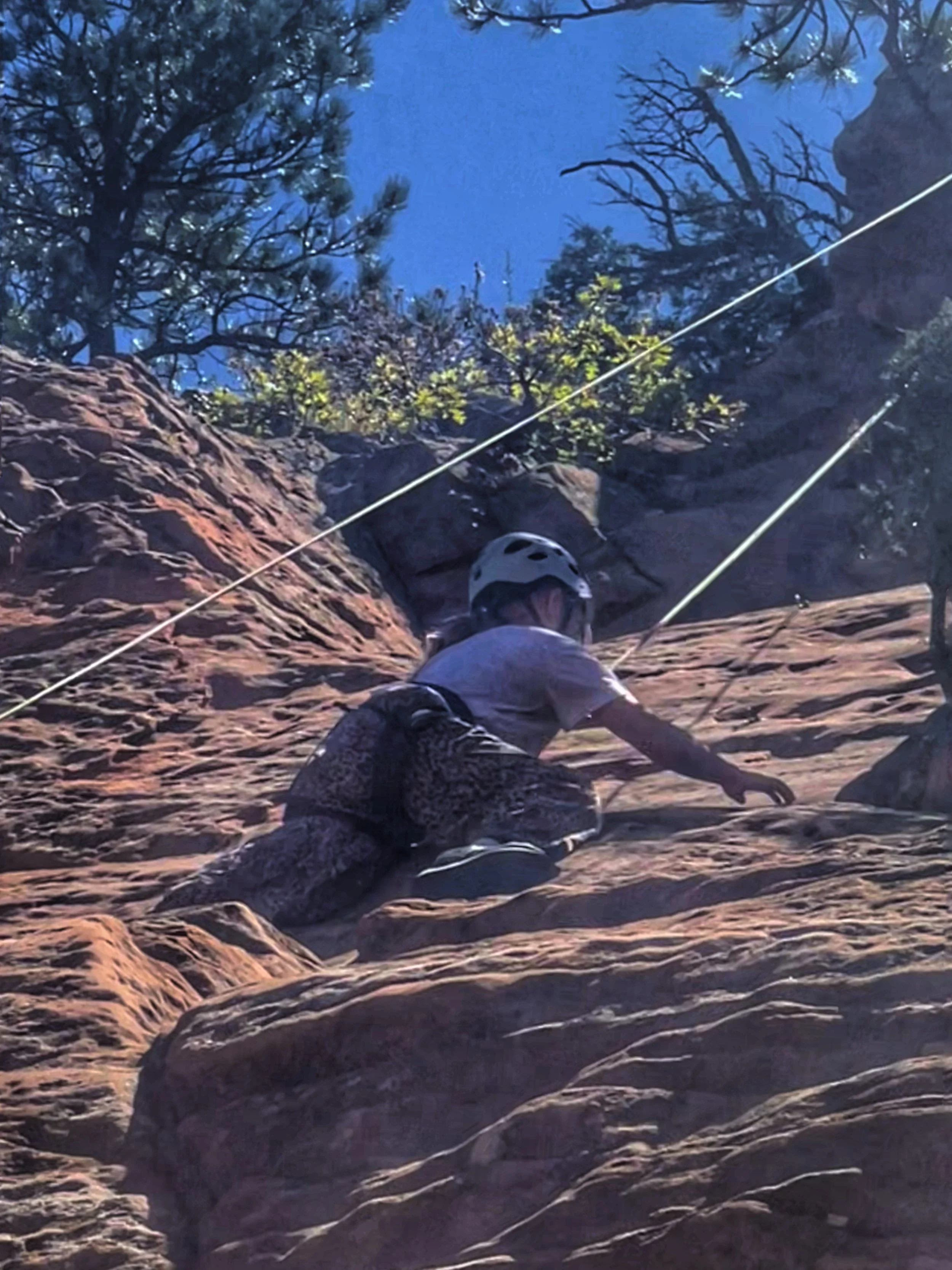 Rock Climbing at Red Rock Canyon Open Space in Colorado Springs