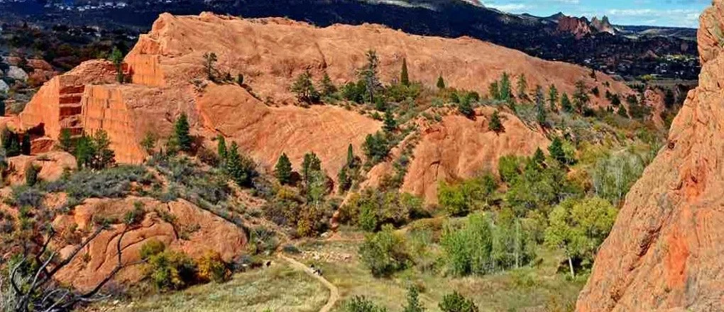 View of Red Rock Canyon Open Space in Colorado Springs