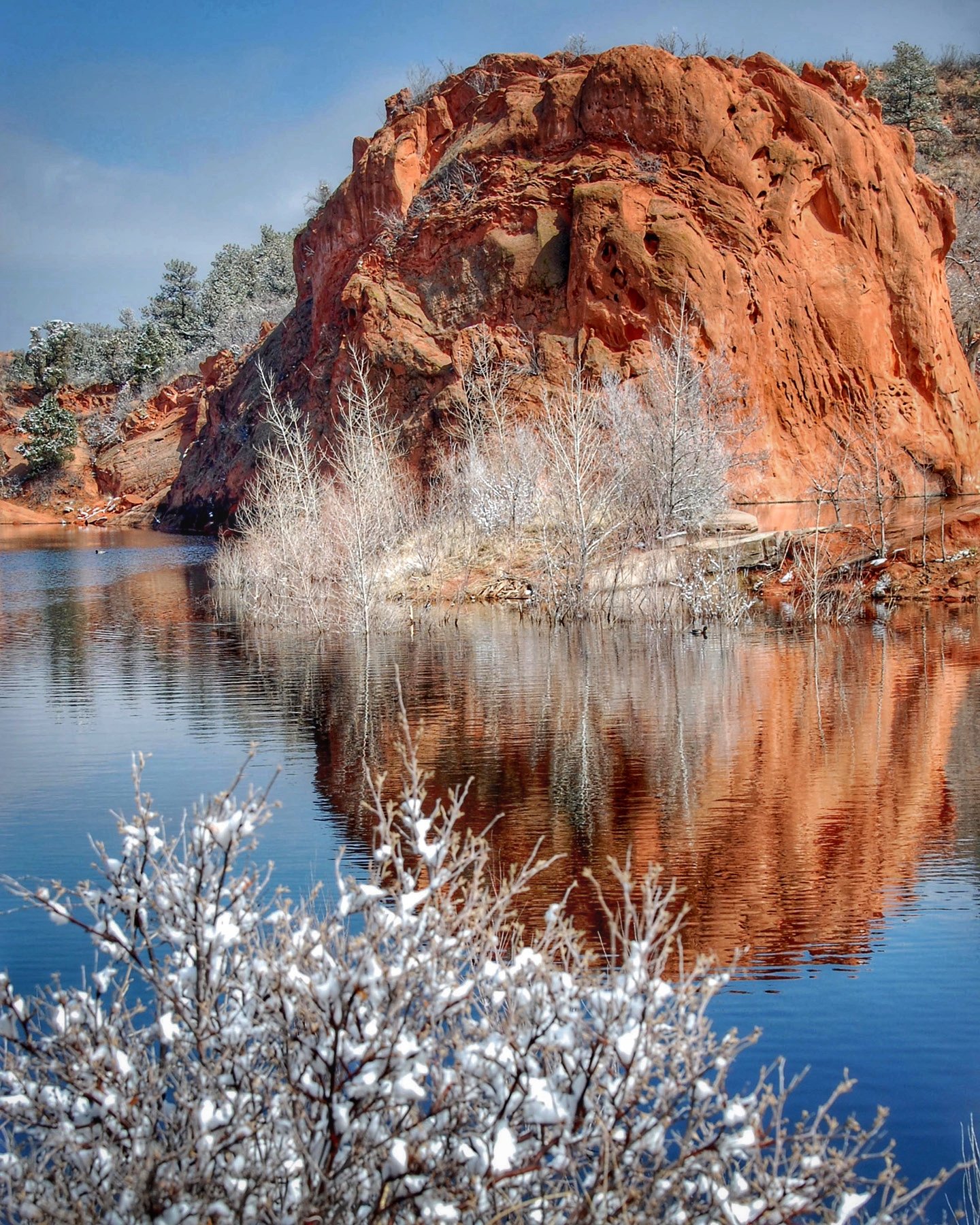 Scenic view of Red Rock Canyon Open Space in Colorado Springs