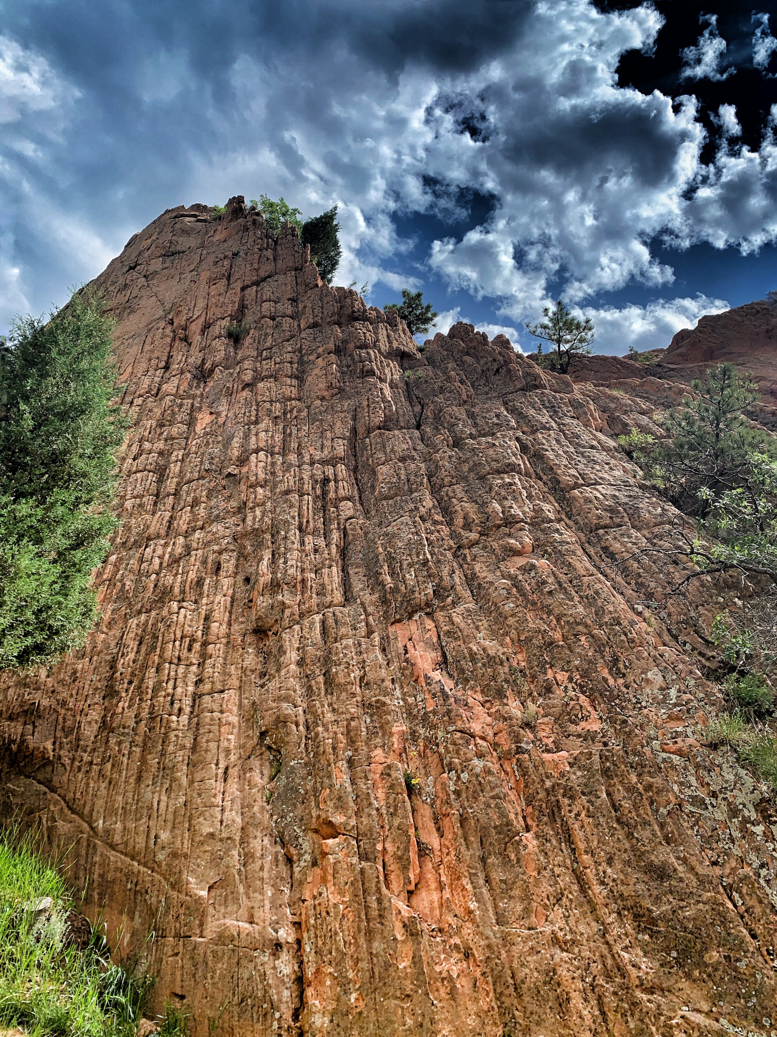 Dramatic  scenery in Red Rock Canyon Open Space in Colorado Springs