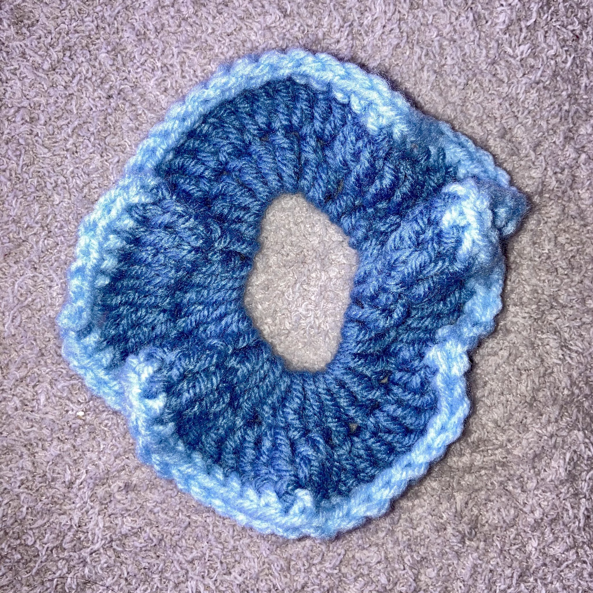Shades of Blue Scrunchie