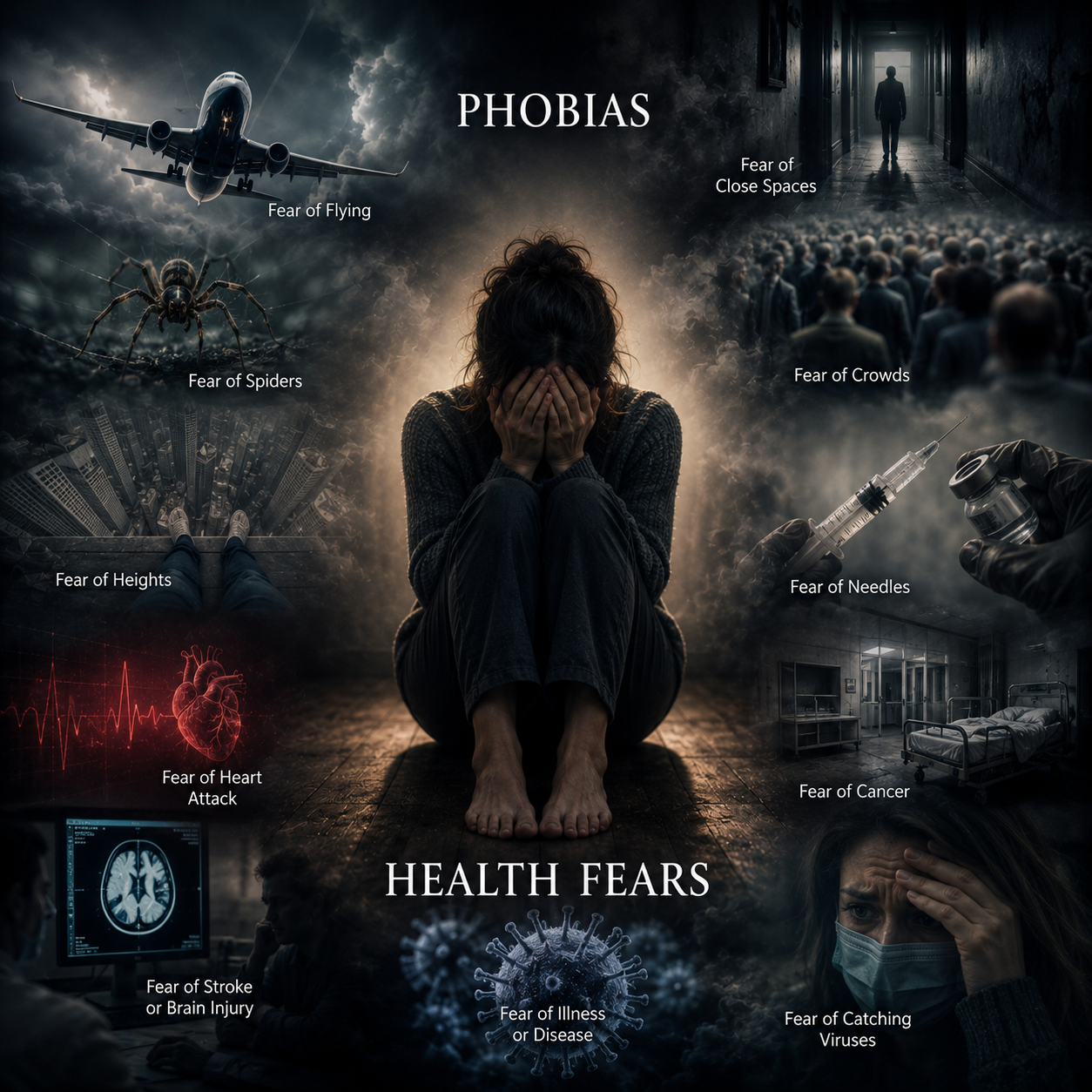 Phobias and health fears