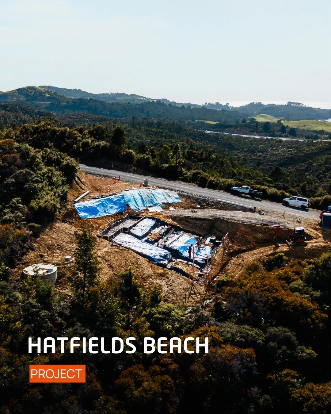 A few of the boys are back at Hatfields Beach, cracking into the main foundation works.

Over the past couple of weeks, the team from @benmayneplumbing has completed all the drainage, septic work, and general earthworks. Our crew has since poured 15n