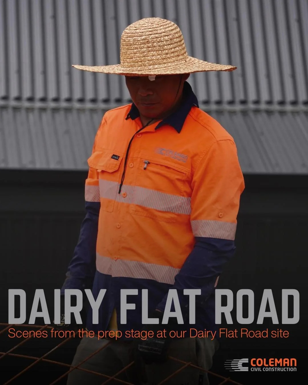 Prep underway here in Dairy Flat, getting ready for the pour tomorrow 🦺