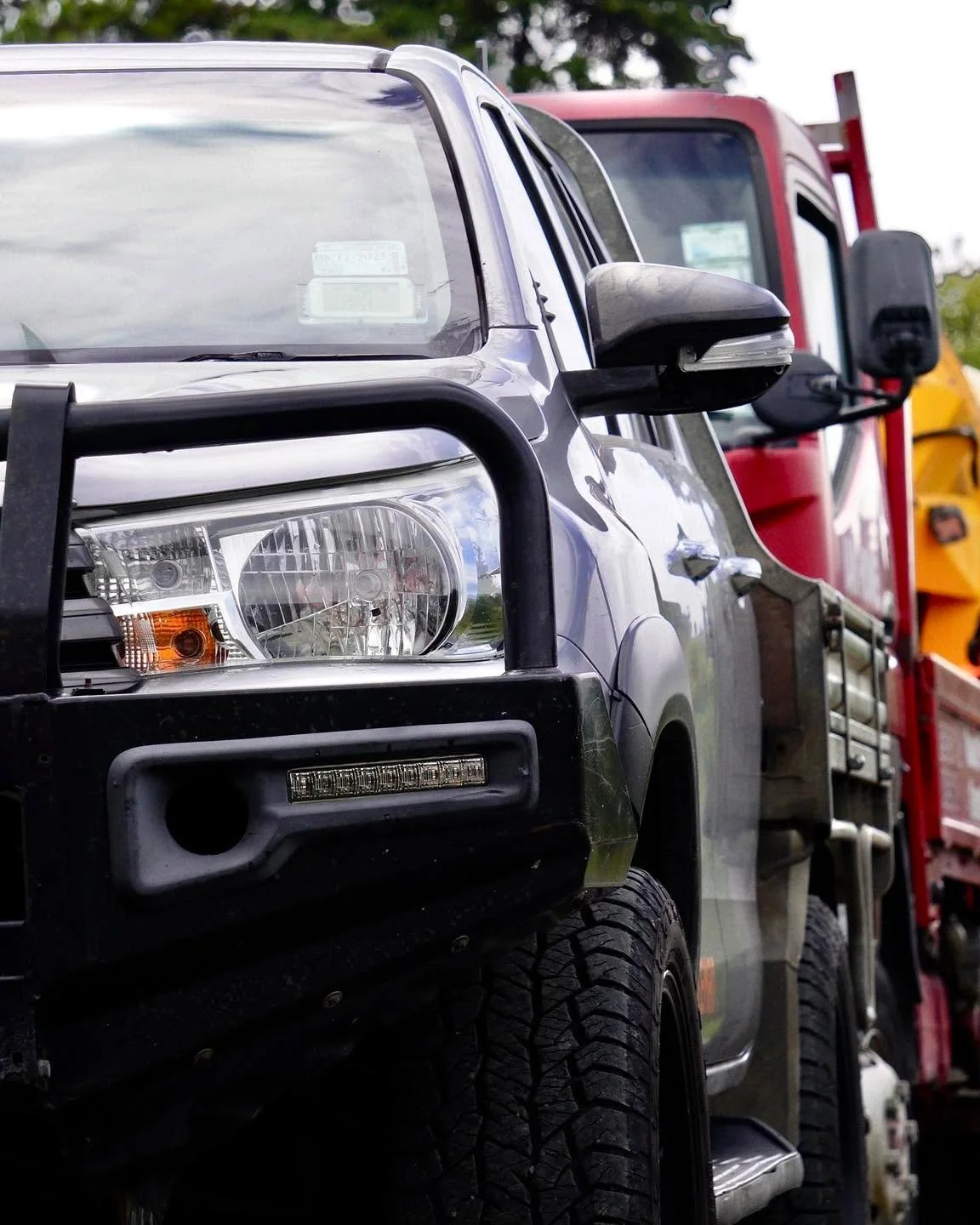 The Coleman Civil convoy rolling in.

When the trucks line up like this, you know something&rsquo;s about to happen.