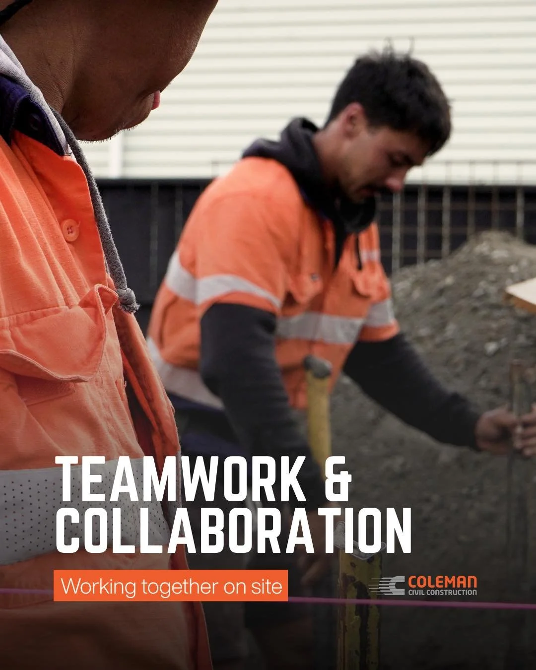 Great projects aren&rsquo;t built by individuals, they&rsquo;re built by teams. From planning and preparation through to delivery, collaboration on site keeps projects moving safely and efficiently. The Coleman Civil team works together to ensure eve