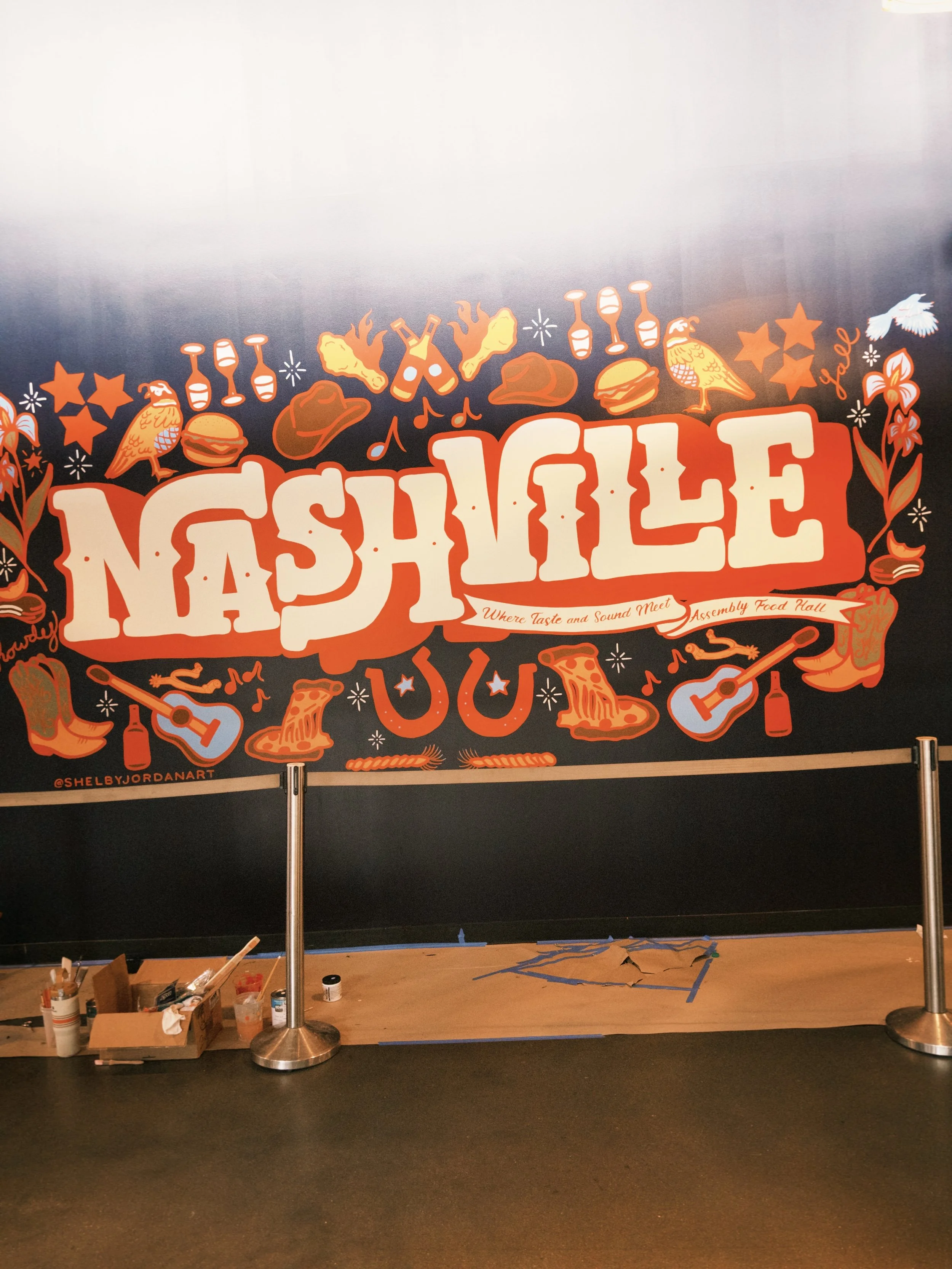 Assembly Food Hall Mural