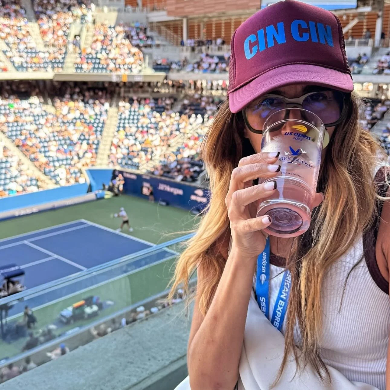CIN CIN to Honey Deuce season 🥂 #usopen #honeydeuce