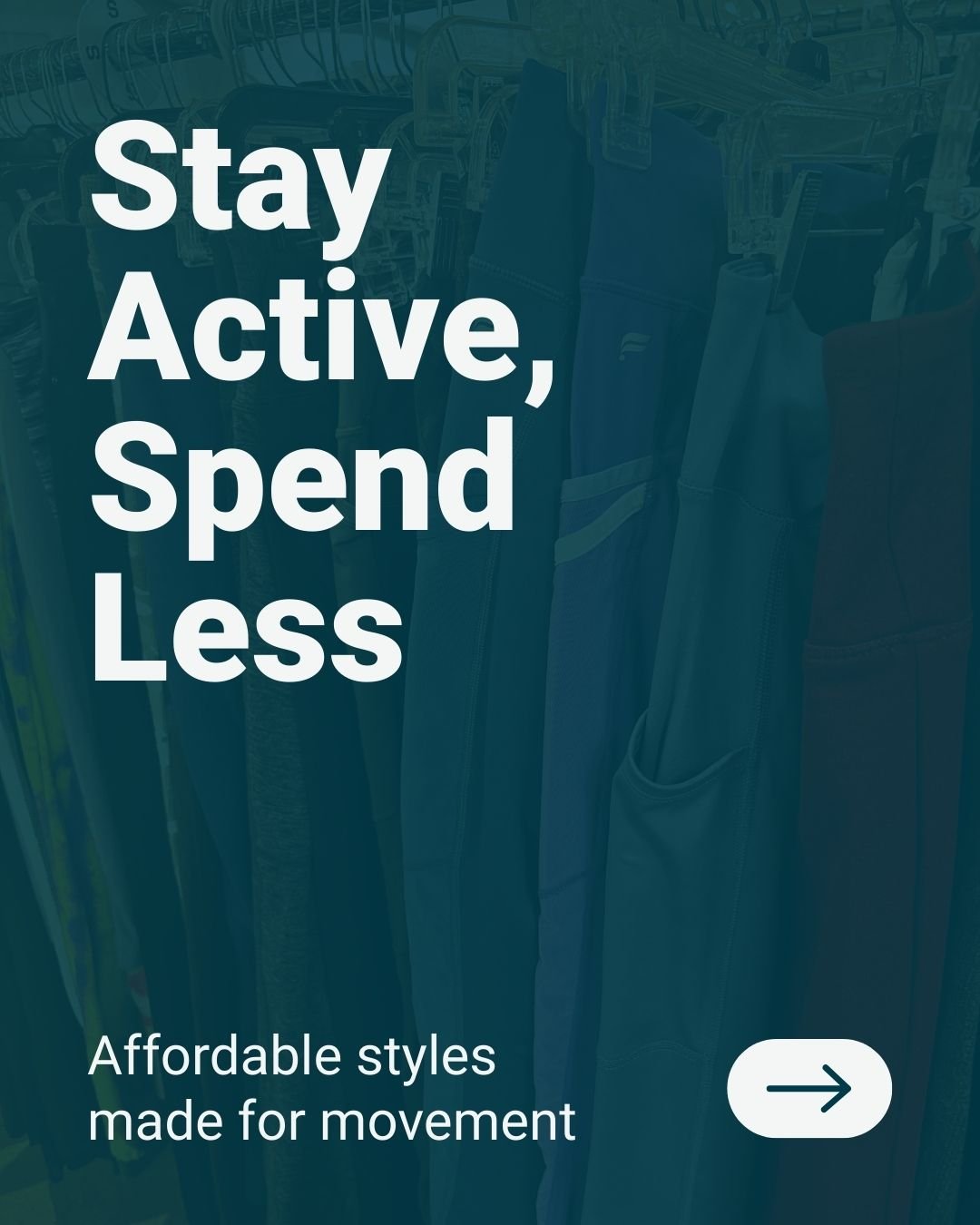 Starting or restarting your movement goals for the year?

Shop active wear in-store to build outfits you actually want to wear. Find soft layers, breathable fabrics, and comfortable fits at secondhand prices, even name brands like Fabletics. It is an