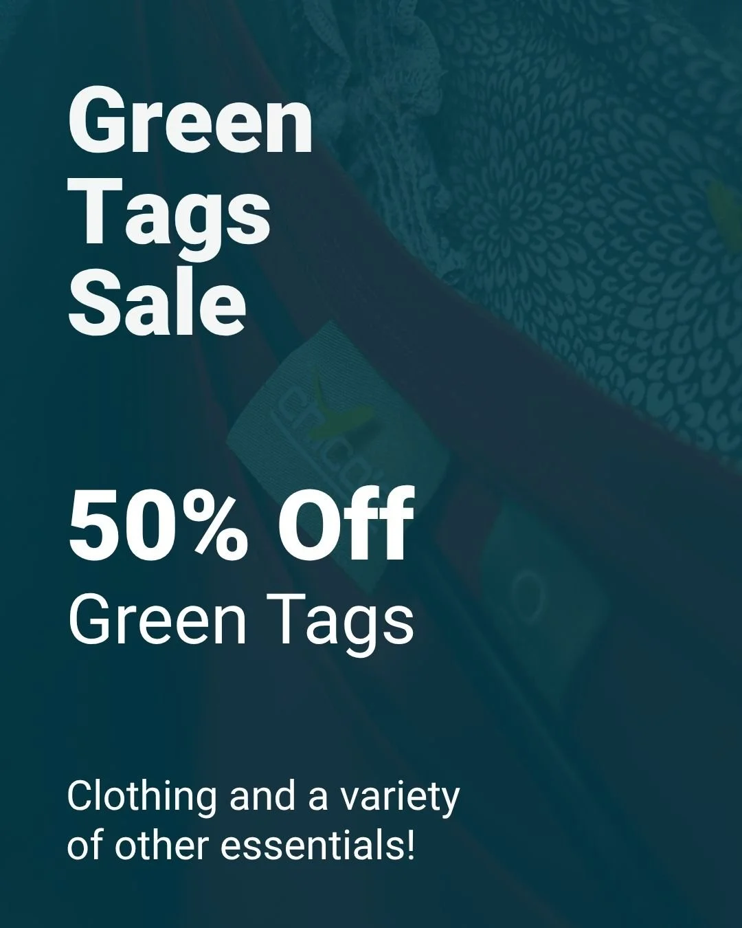 End-of-month is tag-hunting time at Jubilee Resale.
Green tag 50% off sale through the month! 

Stop by Jubilee Resale to see what&rsquo;s on the floor before the month resets and the deals move on.
