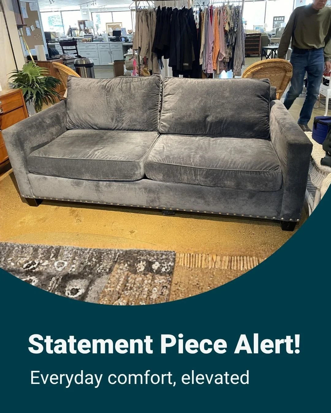 Statement Piece Alert 🚨

This vintage coffee table is all about the details&mdash;curved legs, rich wood tones, and timeless character you just can&rsquo;t replicate.

It&rsquo;s the kind of piece that instantly elevates your space and becomes the c