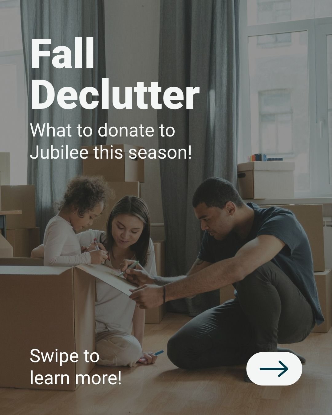 Thinking about a fall clean-out? Here's how to make sure your furniture donation counts.

Before you schedule a pickup or drop-off at Jubilee Furniture, a few quick steps go a long way:

1. Check for damage: sturdy legs, working drawers, clean uphols