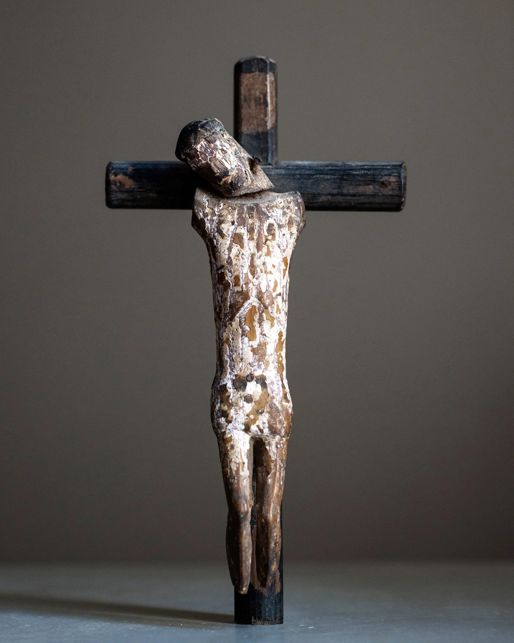 StefaniaPapadakis Papadakis Christ Jesus Sculpture Wood Gesso Form Painting Art FineArt Treasure Antique Primitive Europe