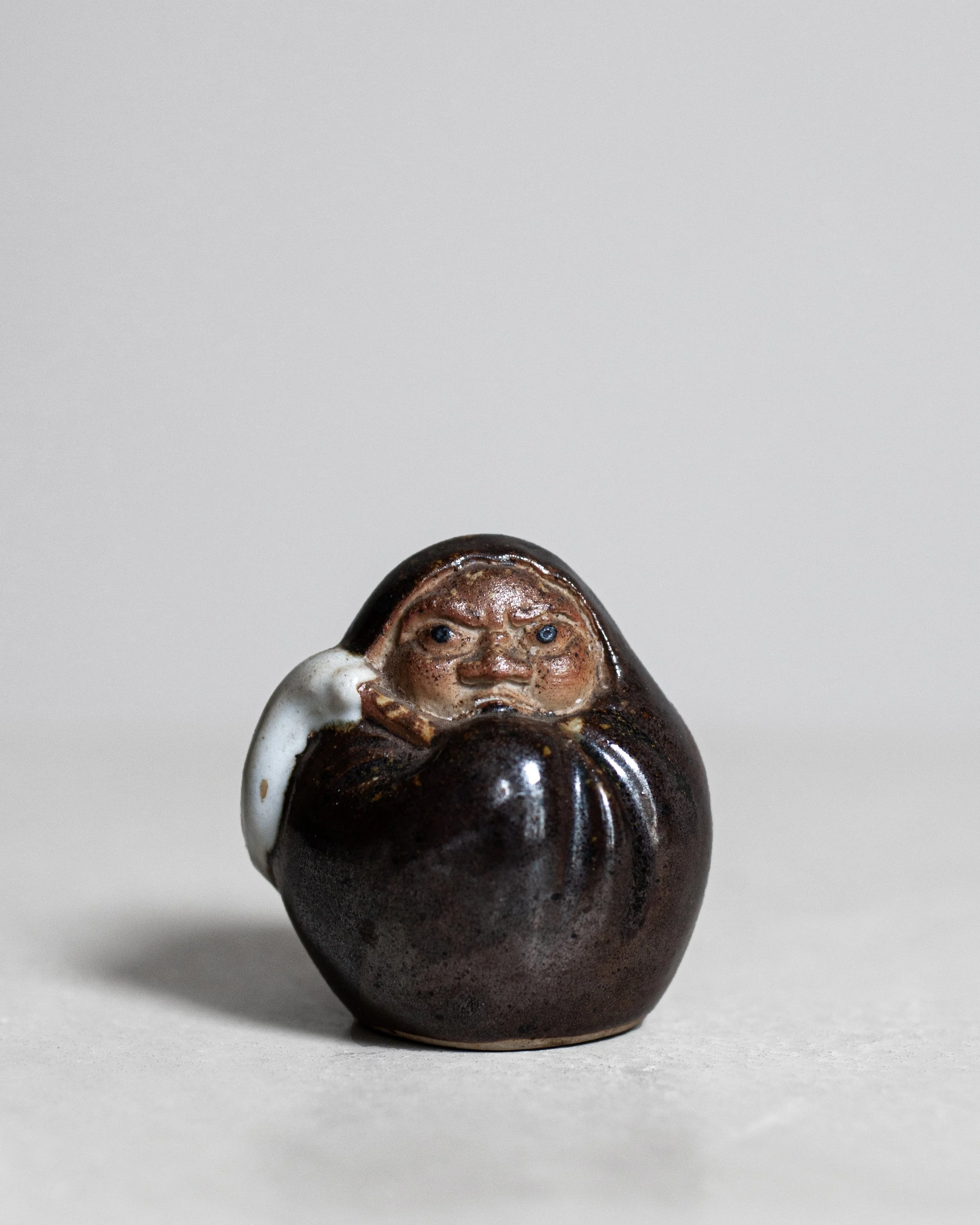 Vintage Daruma Incense Burner