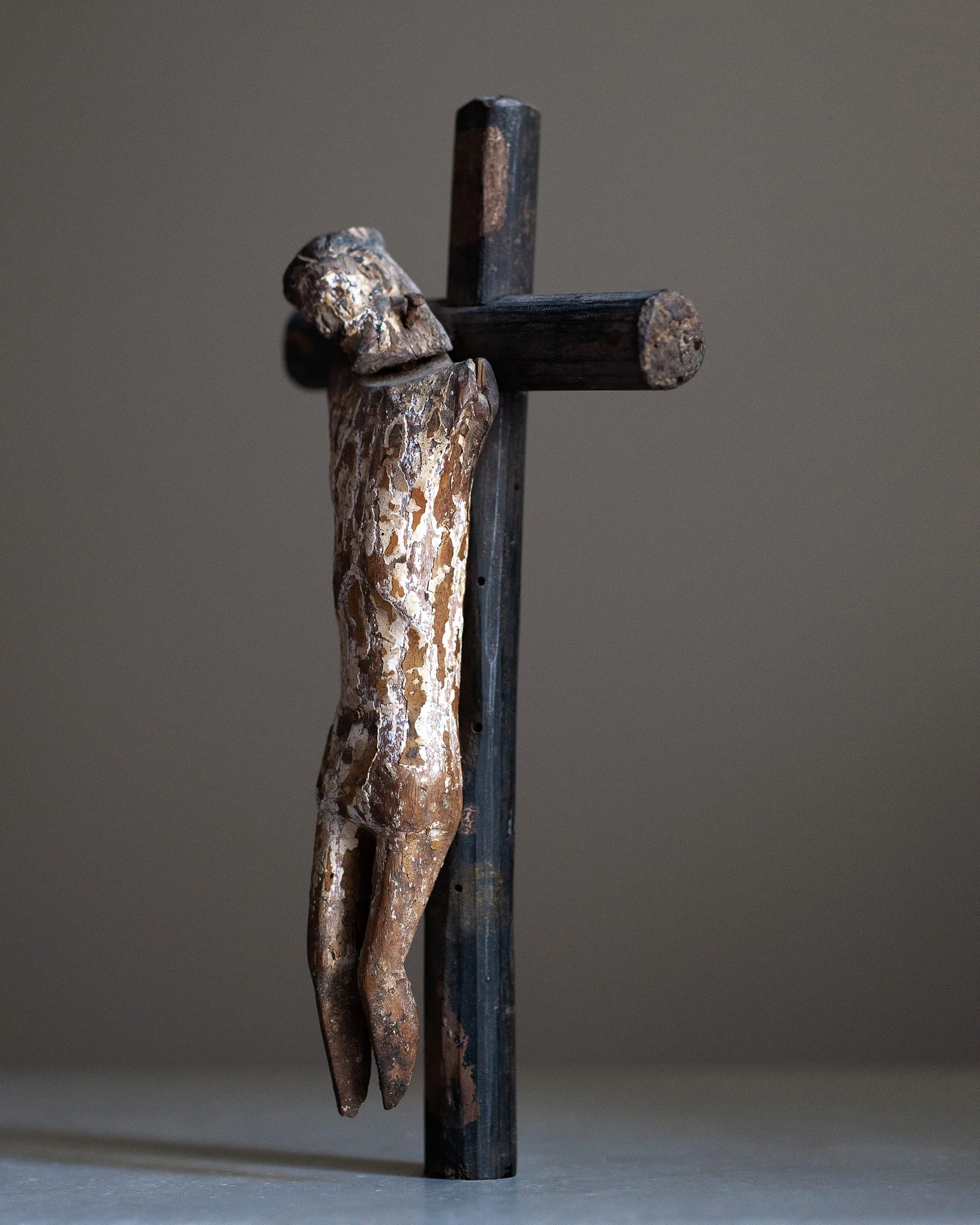 StefaniaPapadakis Papadakis Christ Jesus Sculpture Wood Gesso Form Painting Art FineArt Treasure Antique Primitive Europe