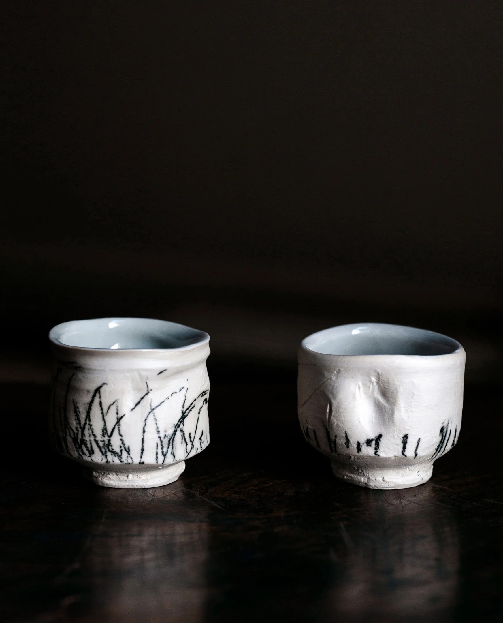 Pair of Sake Cups by Keisuke (Lucky) Hatanaka