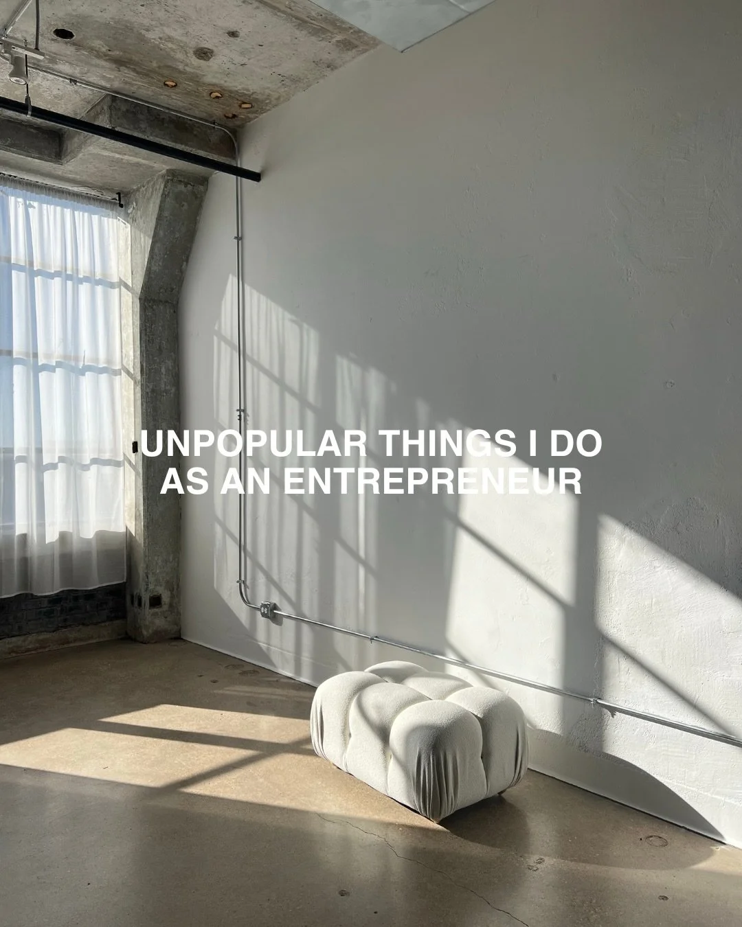 Running a business means you start noticing that a lot of the advice out there, doesn&rsquo;t always fit real life.

Over time I&rsquo;ve found my own way of doing things. The routines, habits, and decisions that actually work for me and for the way 