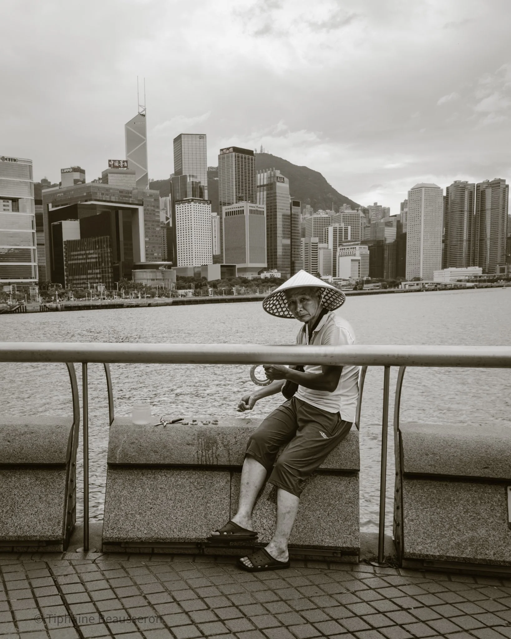 Fisherman at Victoria Harbour