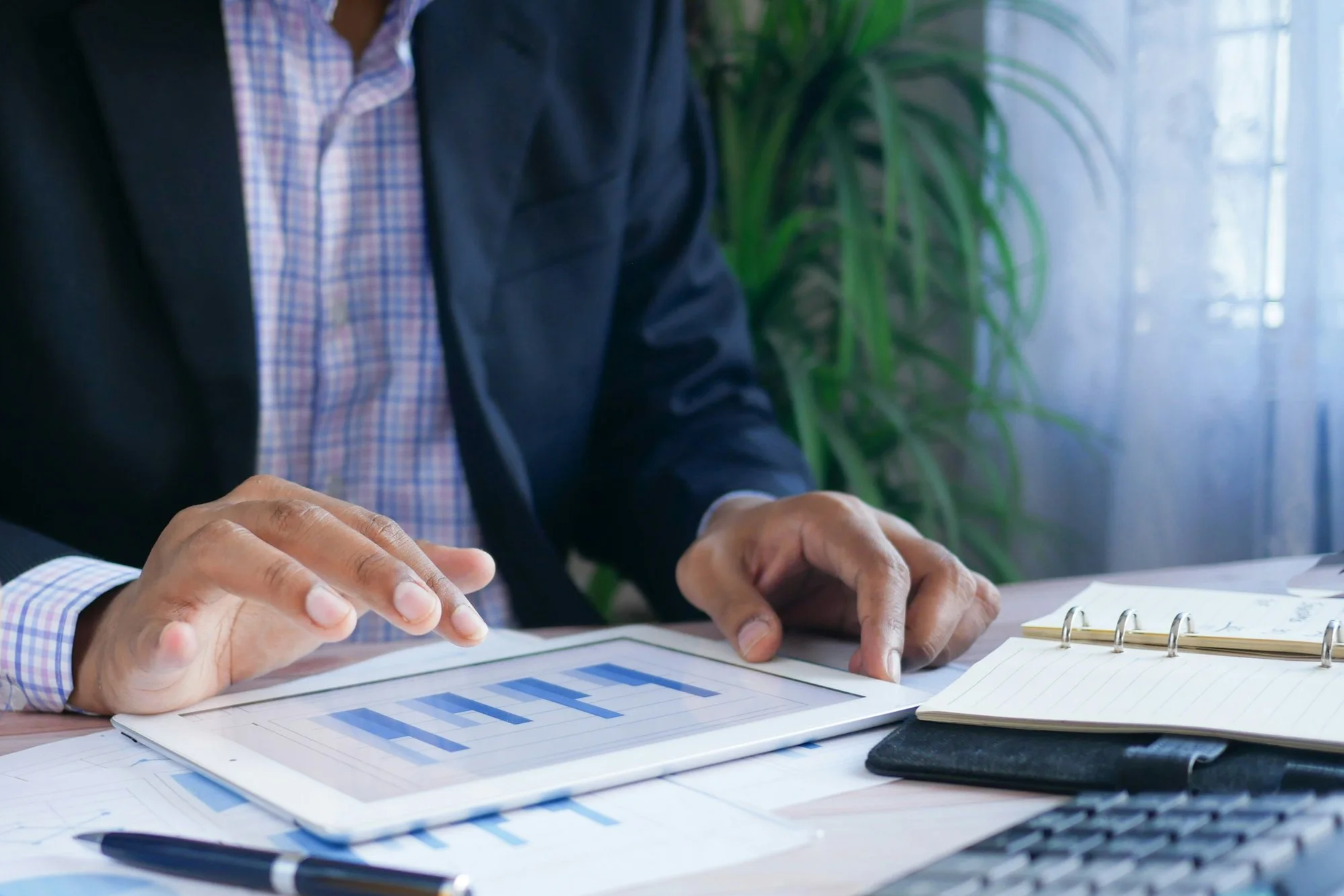 Person conducting retail loss prevention operational risk assessments.