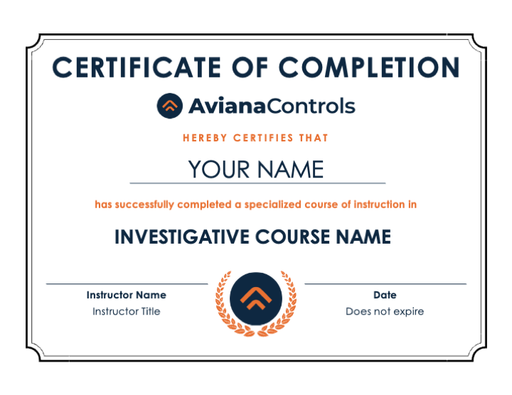Retail Loss Prevention Training Certificate