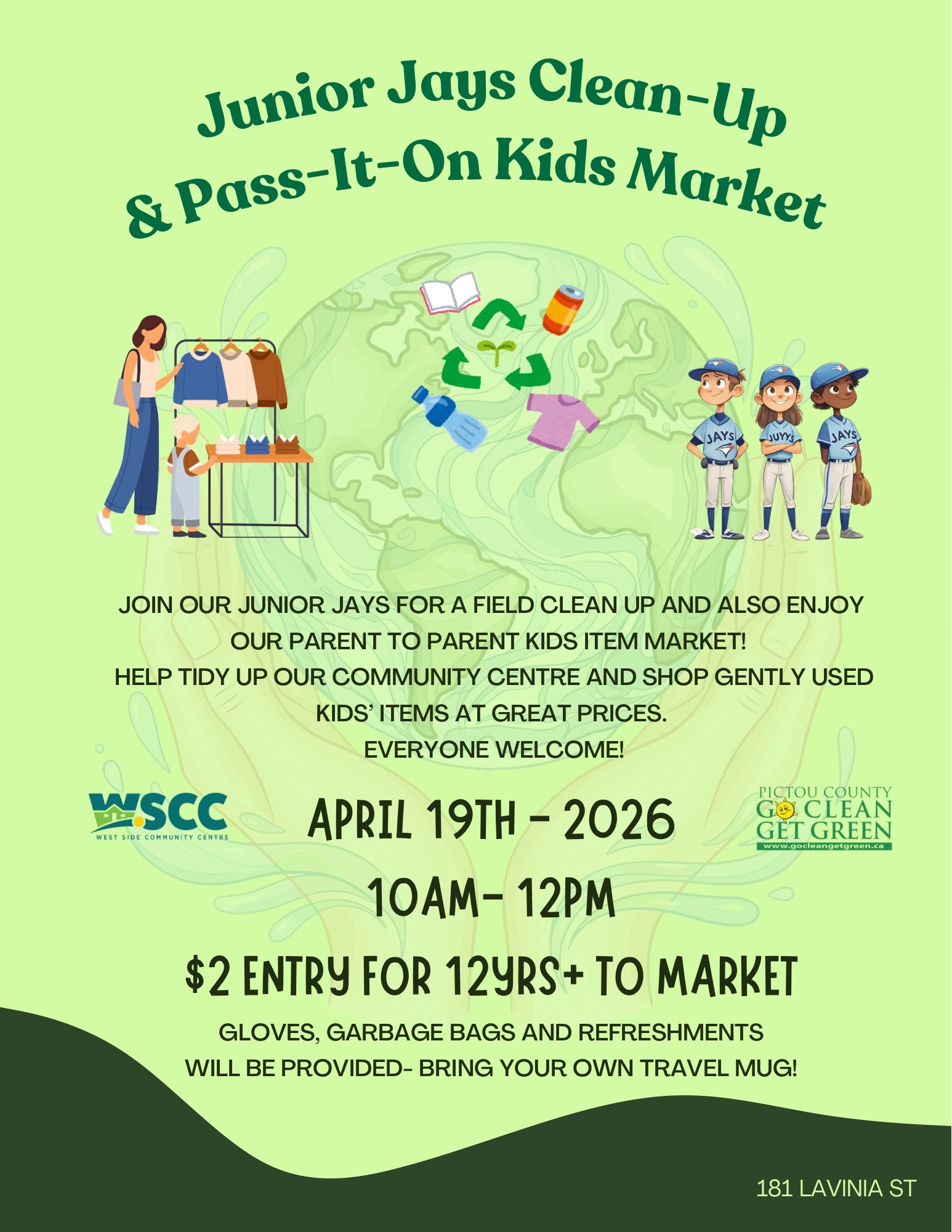 Junior Jays Clean-Up &amp; Pass-It-On Kids Market