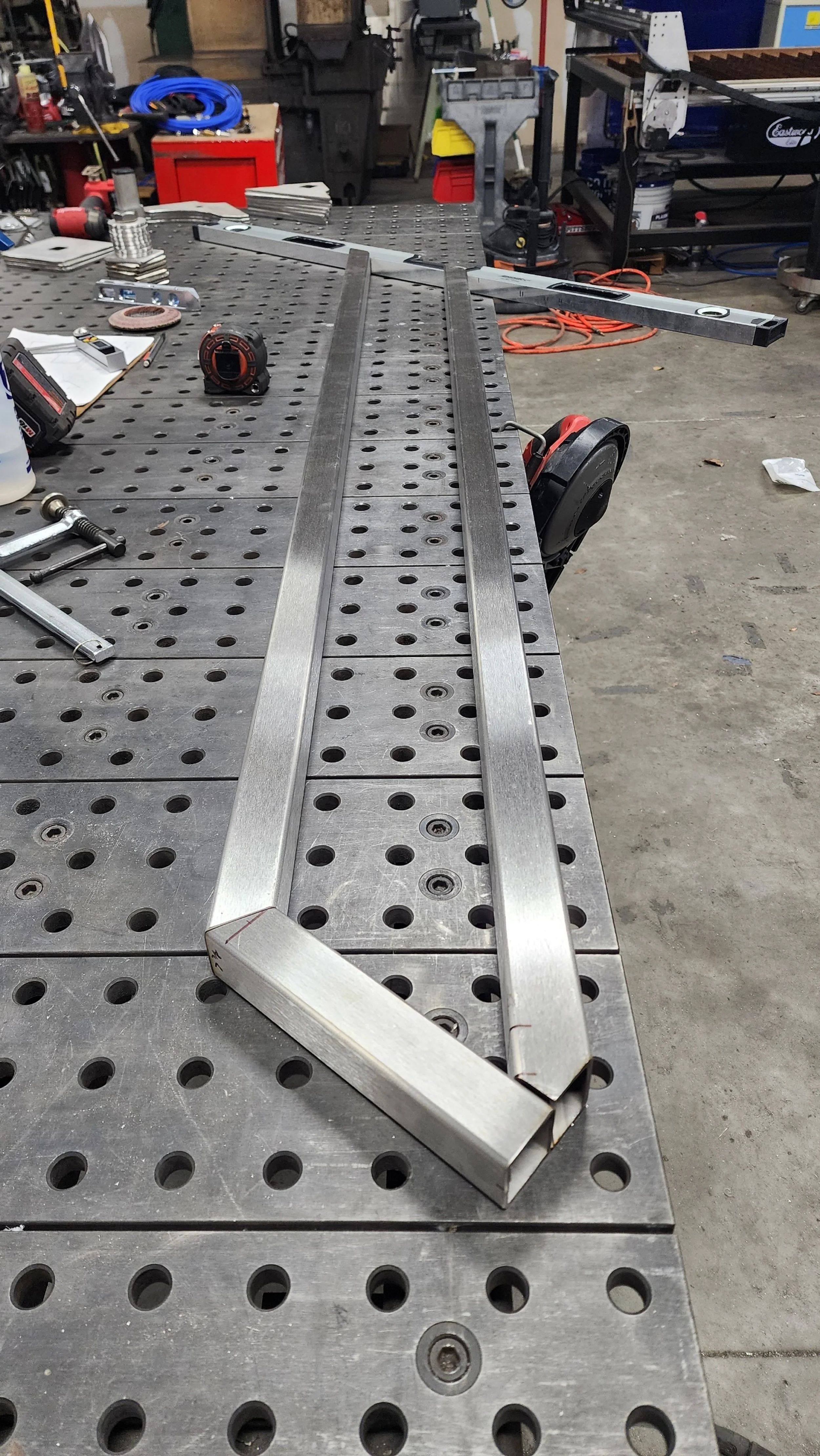 Distillation Frame Stair Platform