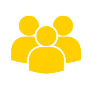 people icon in yellow