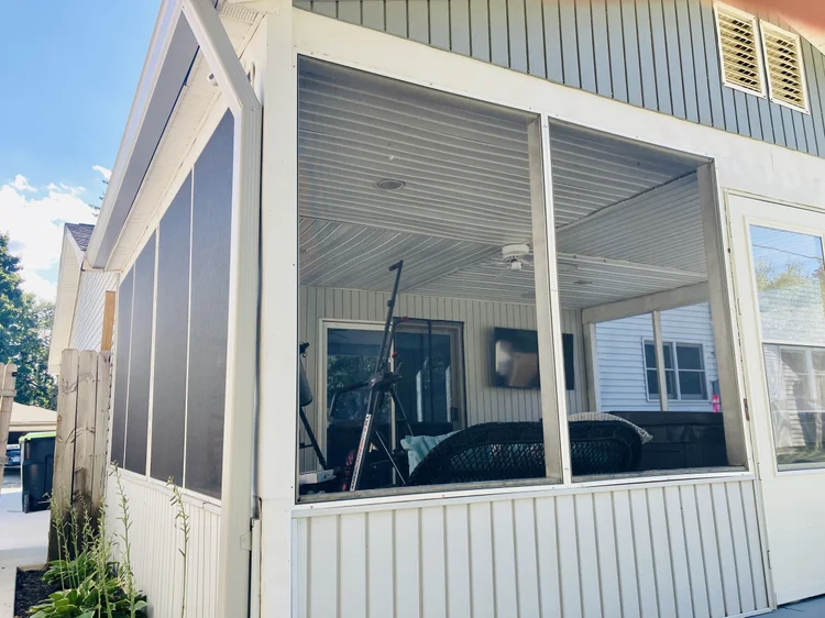 Residential screened porch and enclosure project