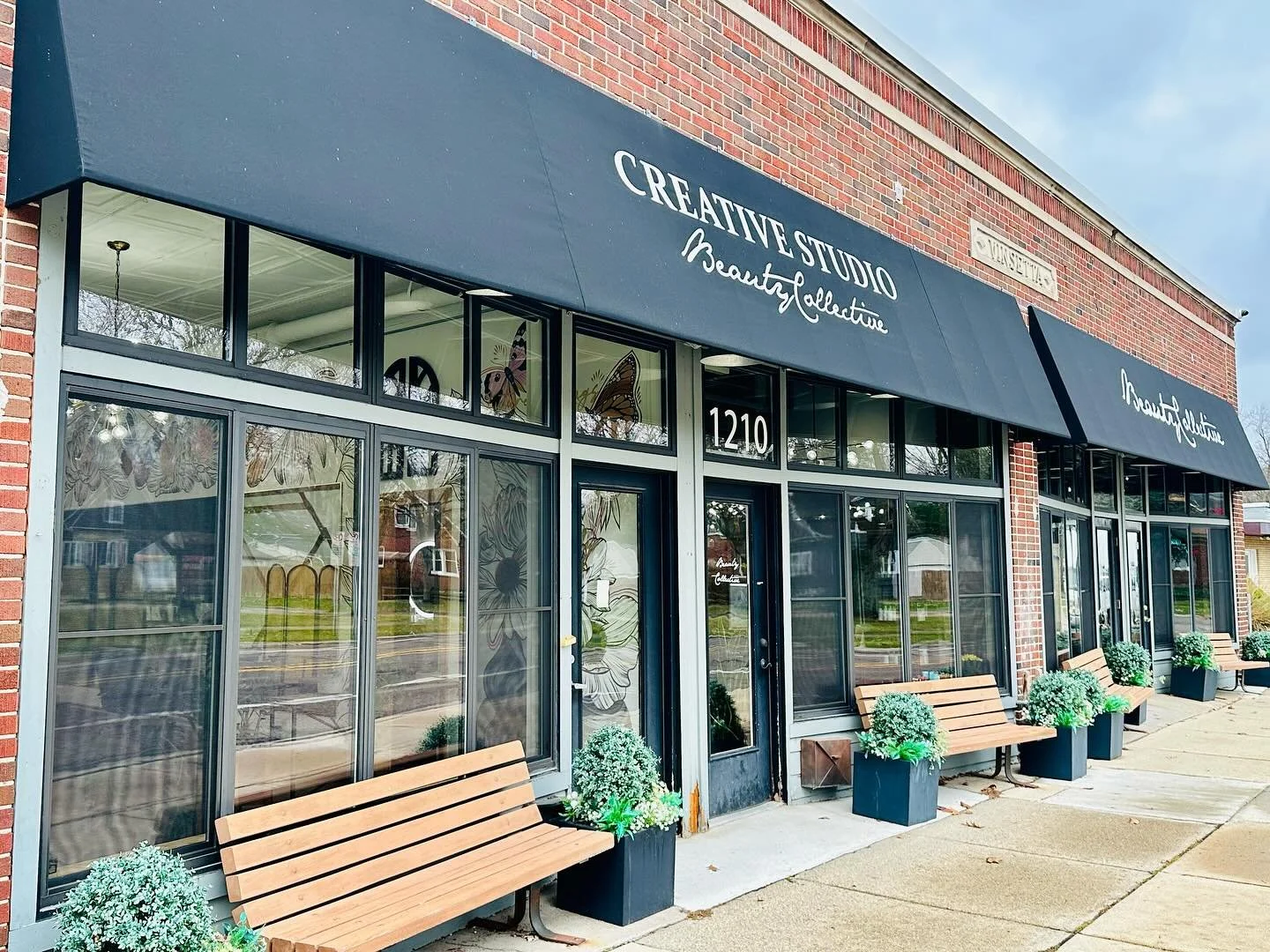 Commercial storefront serviced by M&B