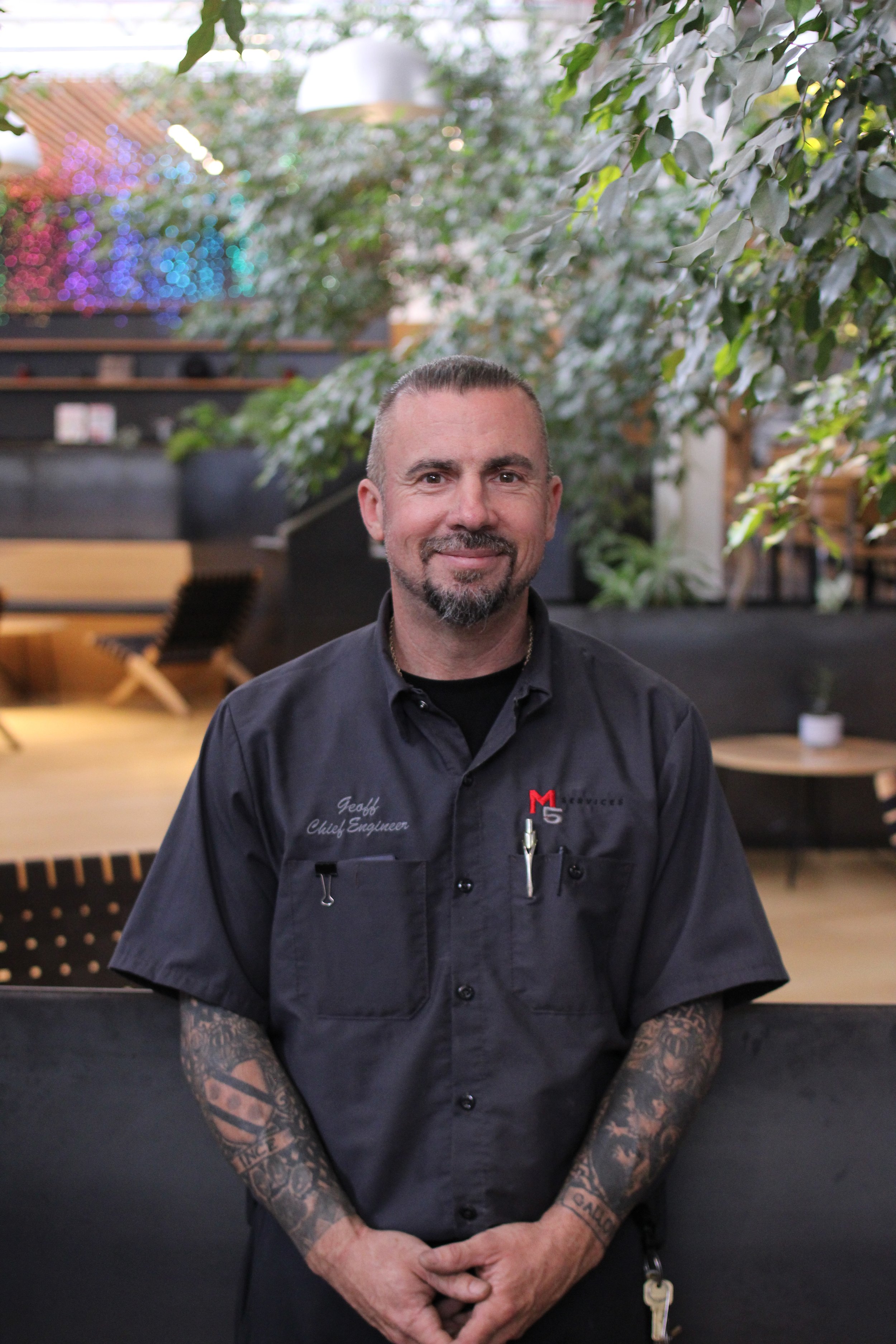 Geoff Galloway our Chief engineer at Gate 510