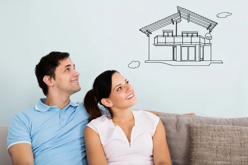 Home renovation blueprint and planning documents laid out before a remodel begins