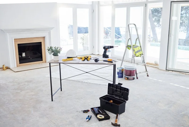 Renovation project schedule and planning board for a PARS Revive remodel