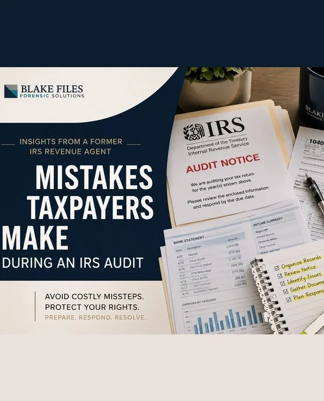 Mistakes Taxpayers Make During an IRS Audit
